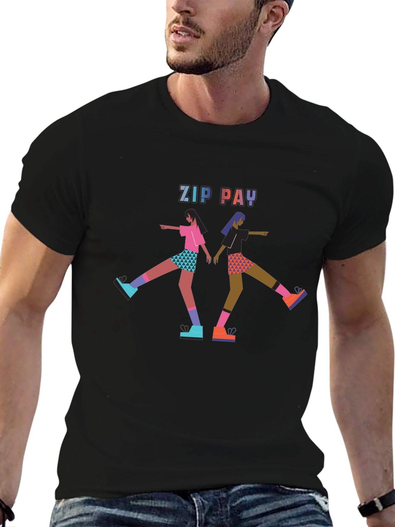 Zip Pay Graphic Tee - Cool Fashion