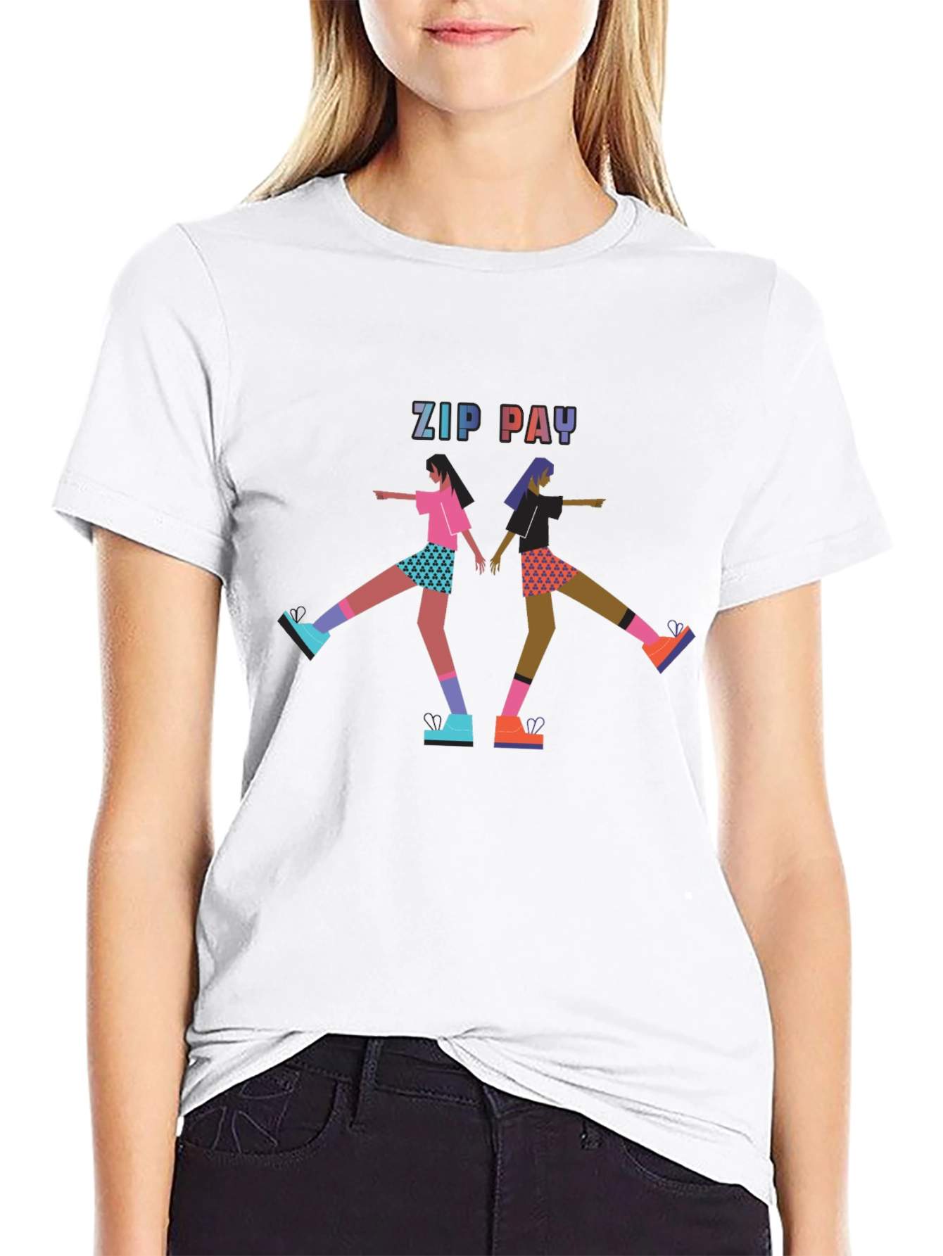 Zip Pay Graphic Tee - Cool Fashion