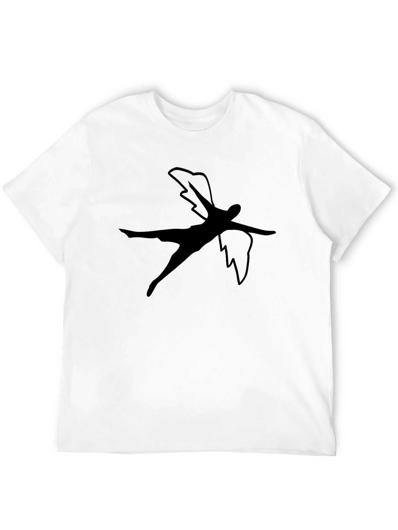 Abstract Angel Wing Graphic Tee