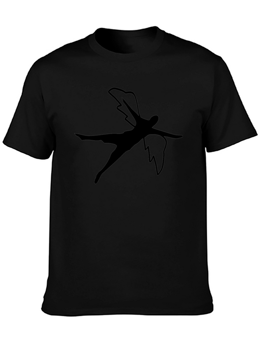 Abstract Angel Wing Graphic Tee