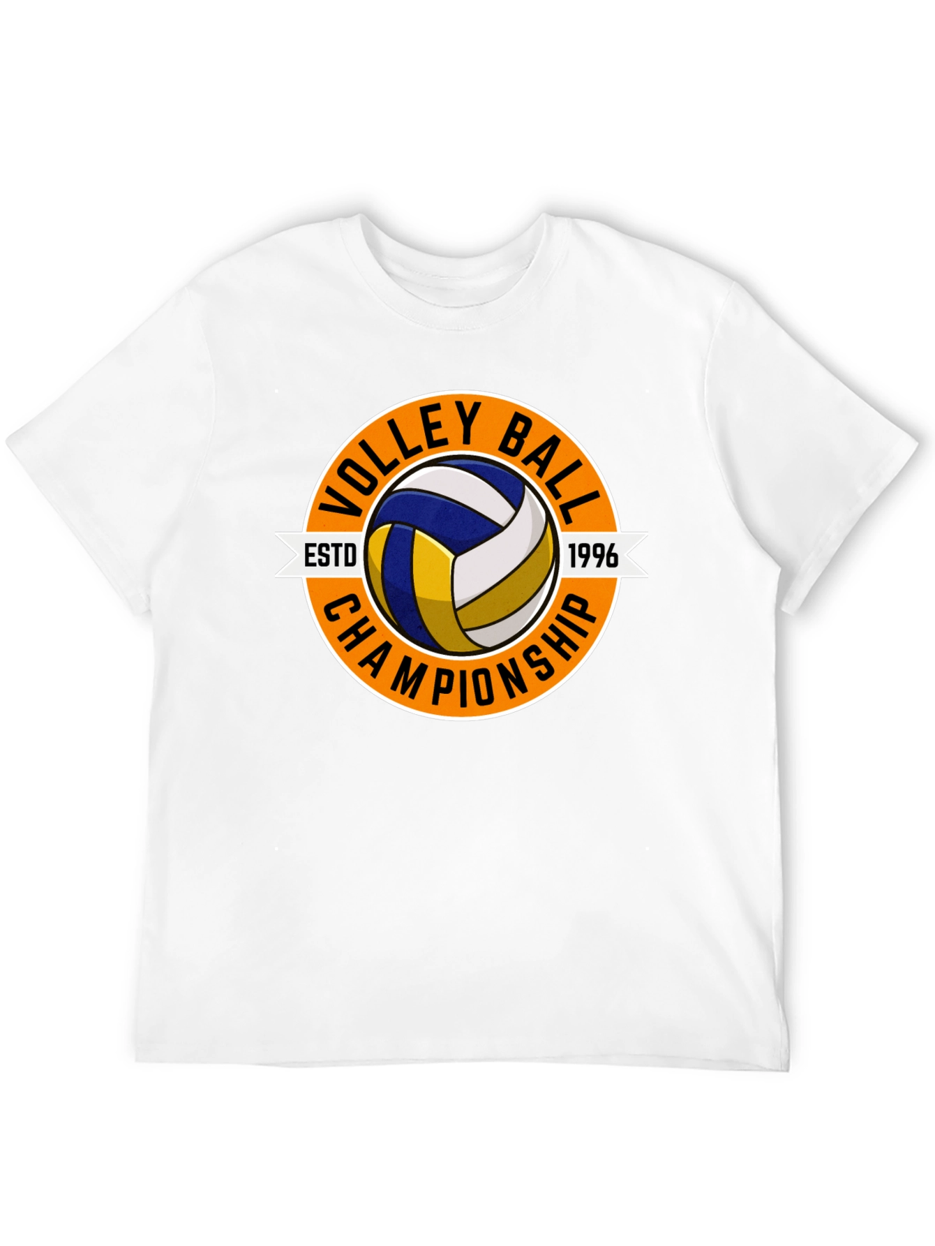 Volleyball Championship Black T-Shirt