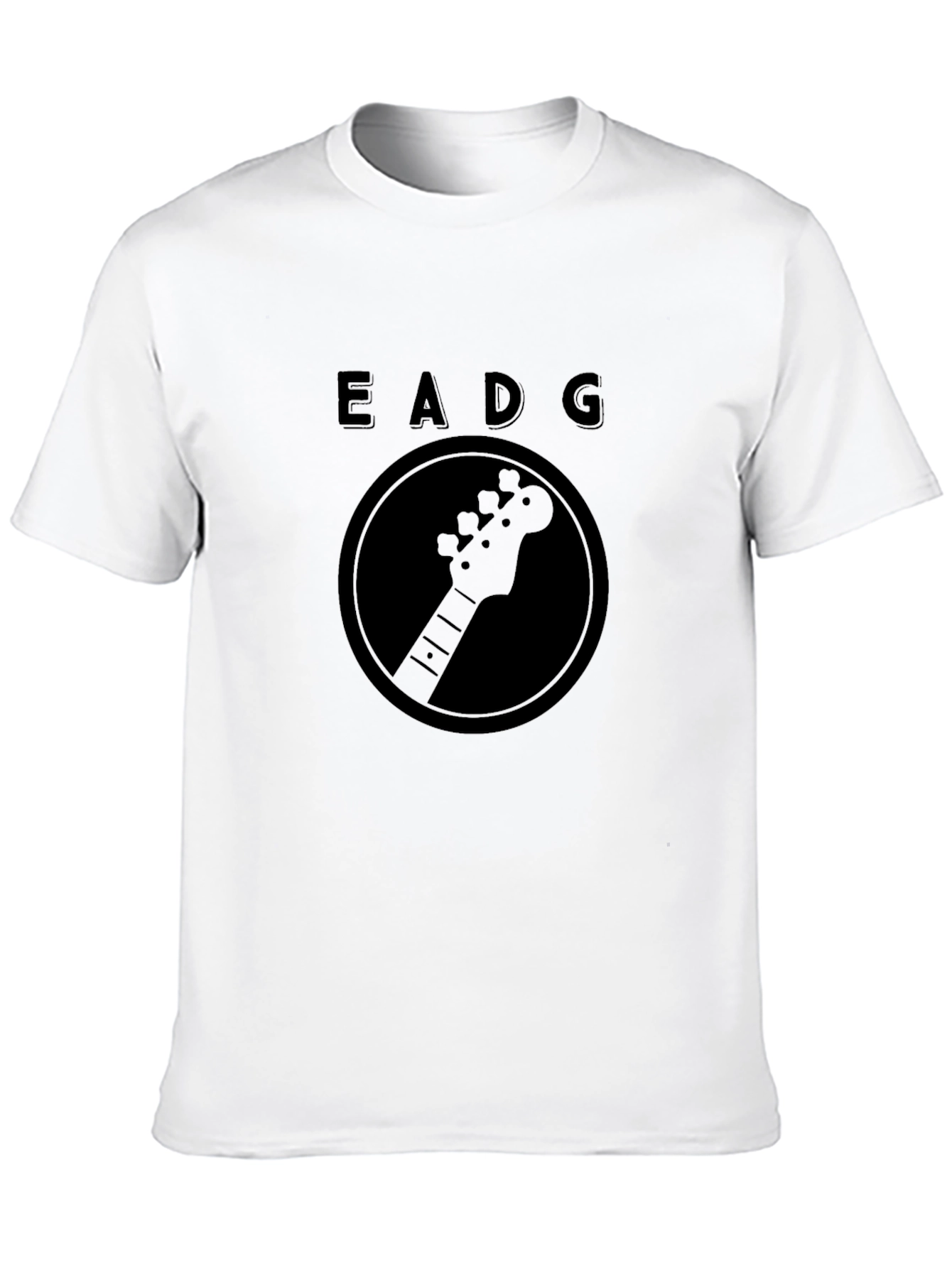 Bass Guitar EADG Tuning Black T-Shirt