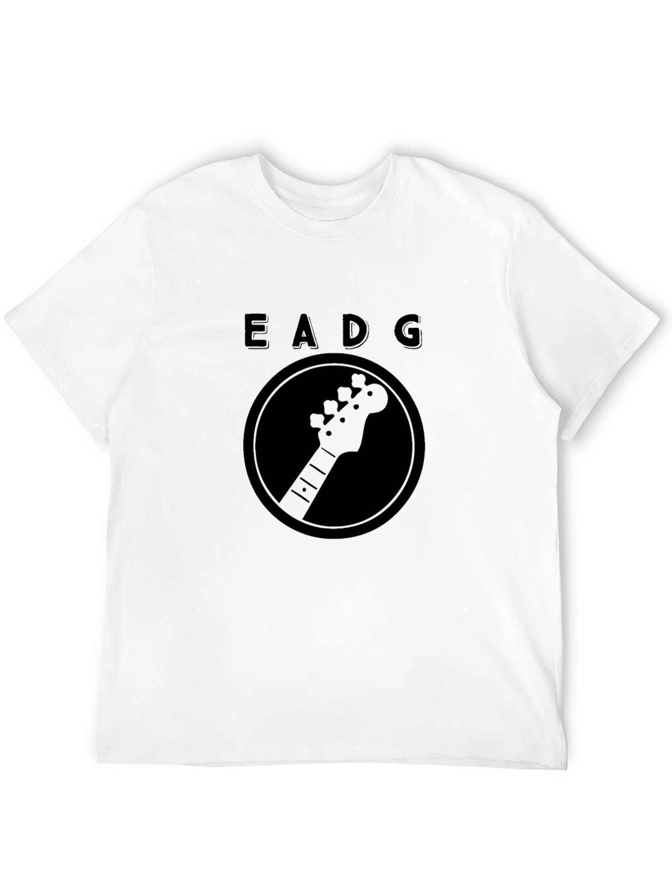Bass Guitar EADG Tuning Black T-Shirt