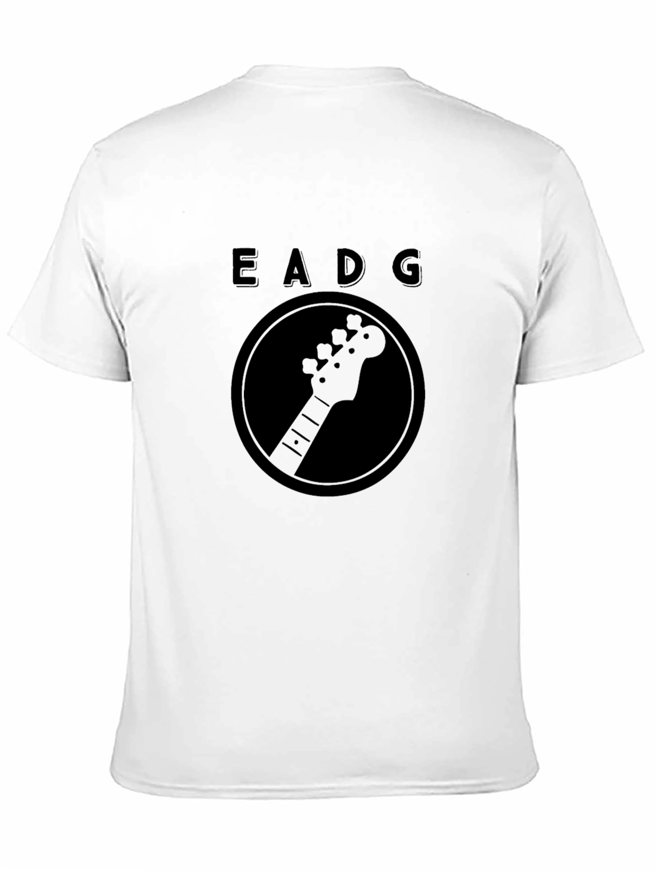 Bass Guitar EADG Tuning Black T-Shirt