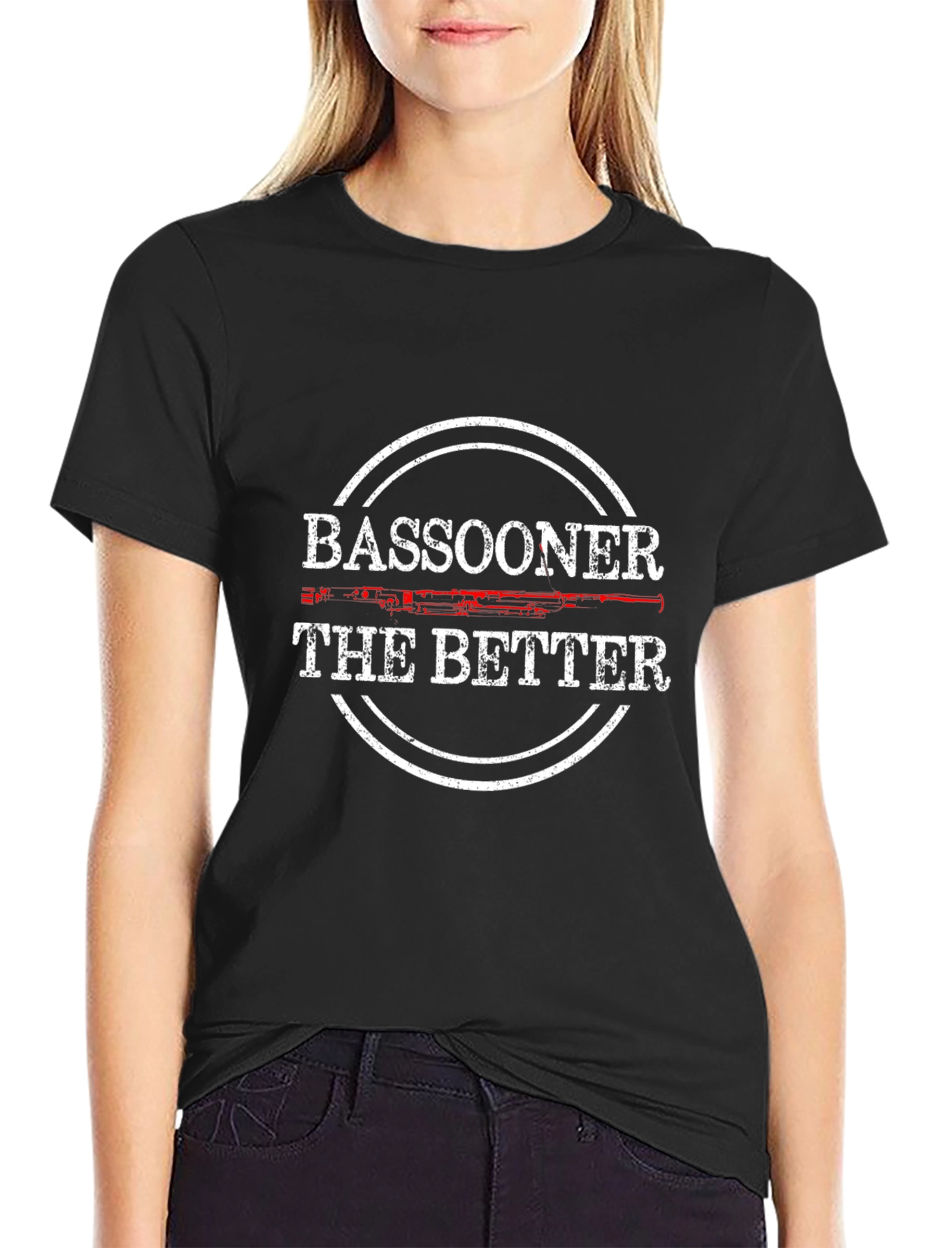 Bassooner The Better T-Shirt Funny Music Band Tee