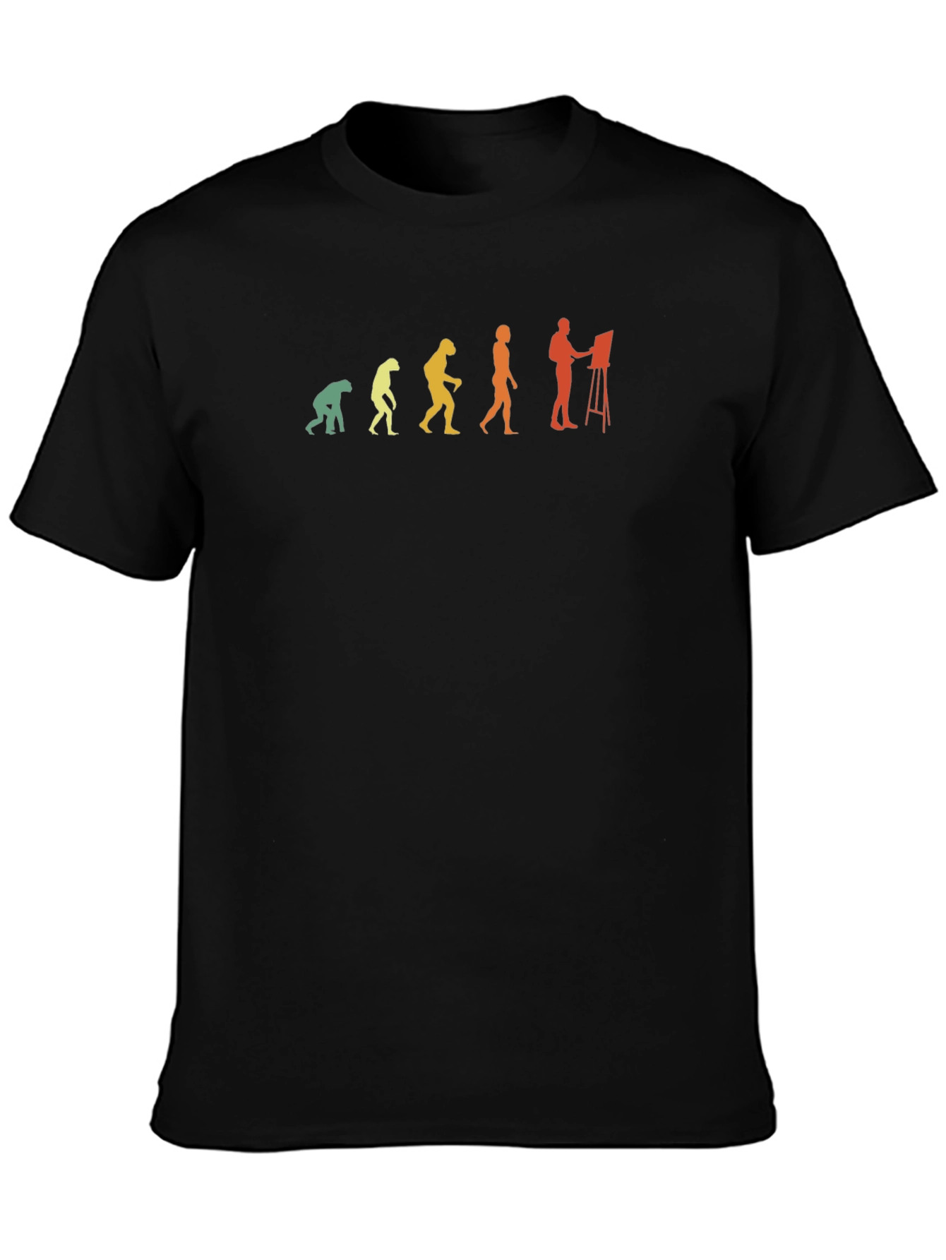 Artist Evolution Black T-Shirt