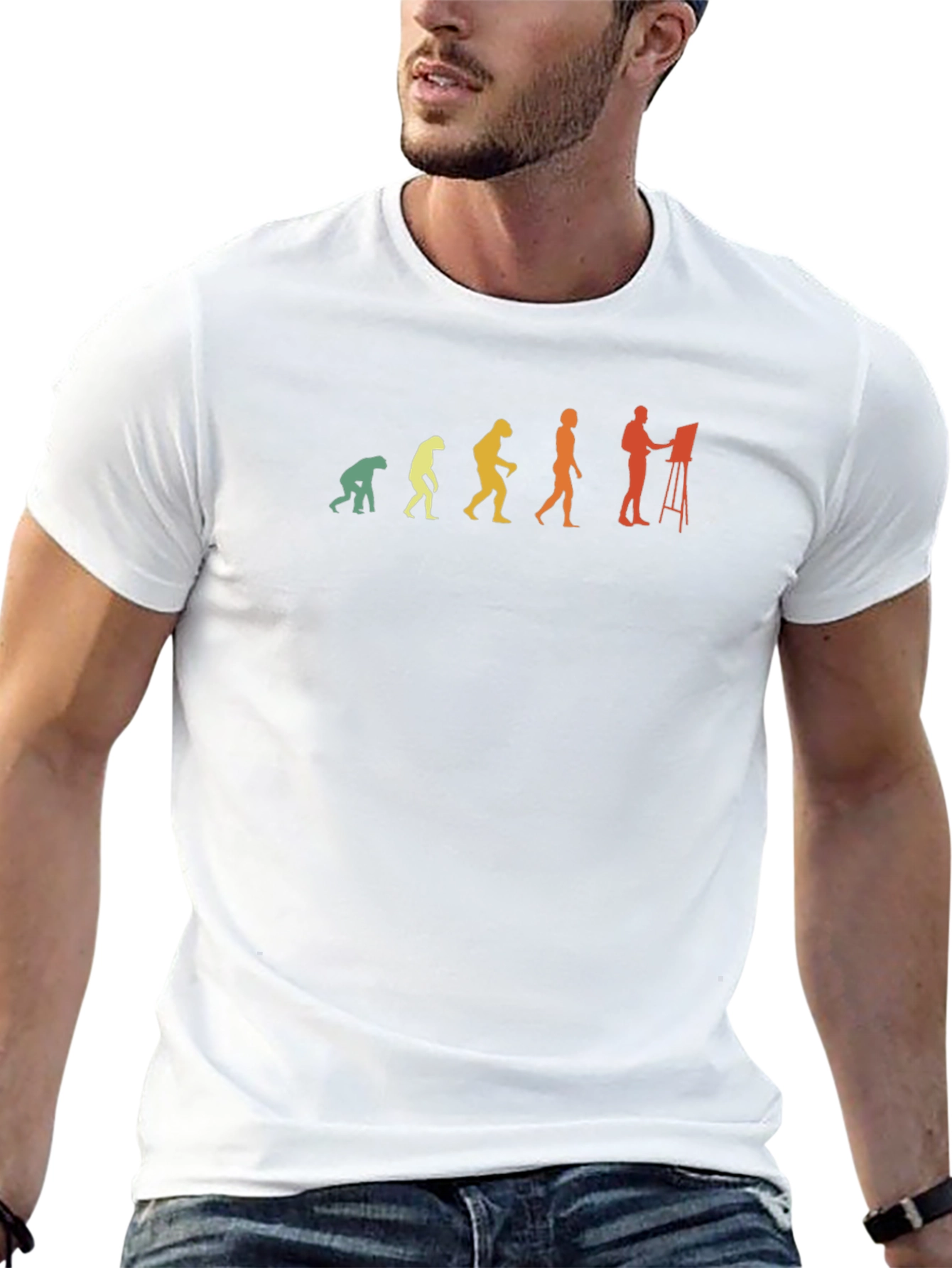 Artist Evolution Black T-Shirt
