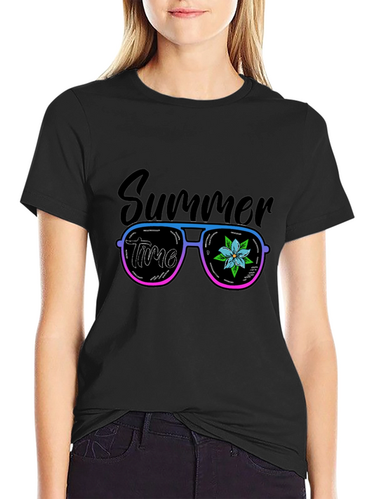Summer Time Sunglasses Graphic T-Shirt