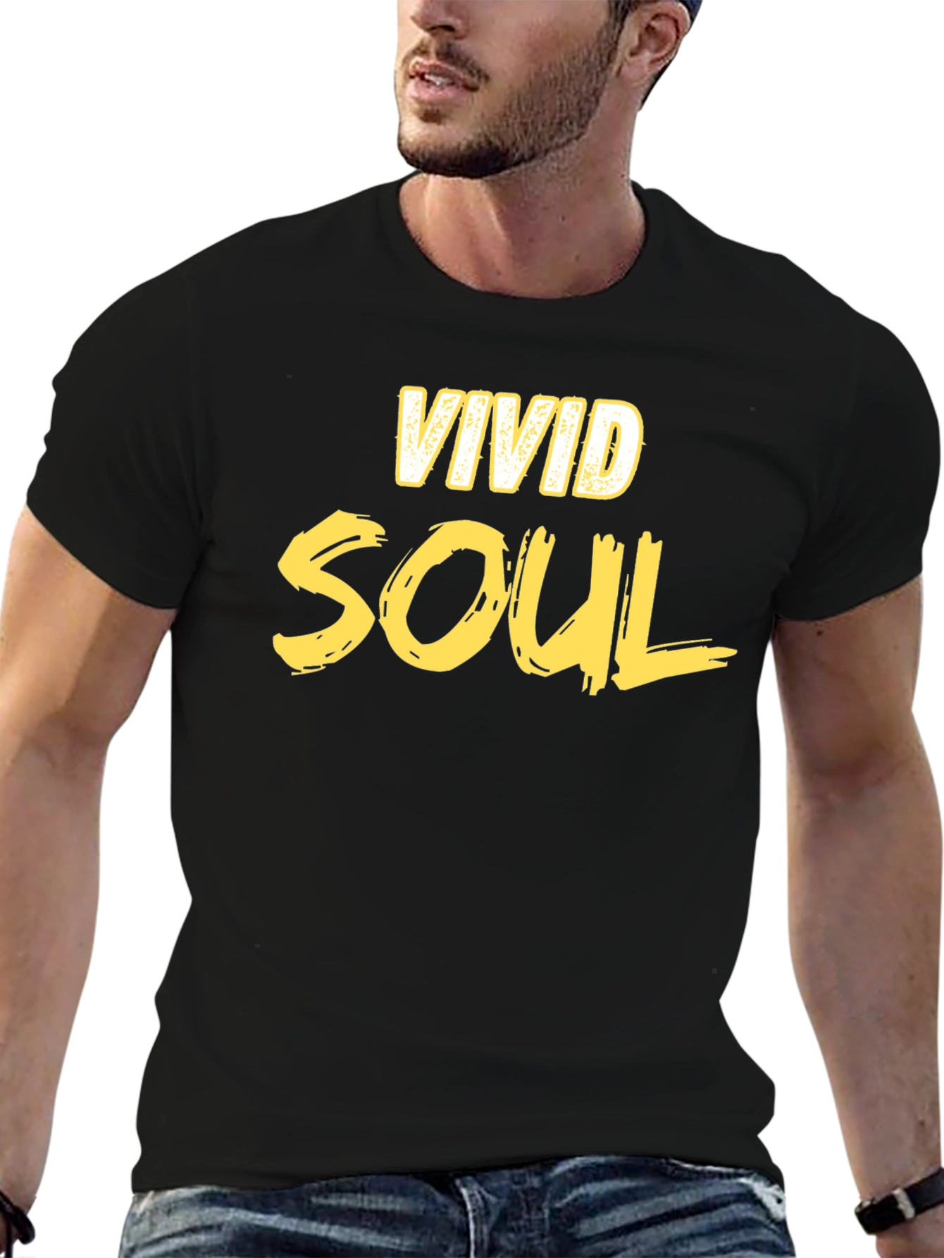 Vivid Soul Black Graphic Tee