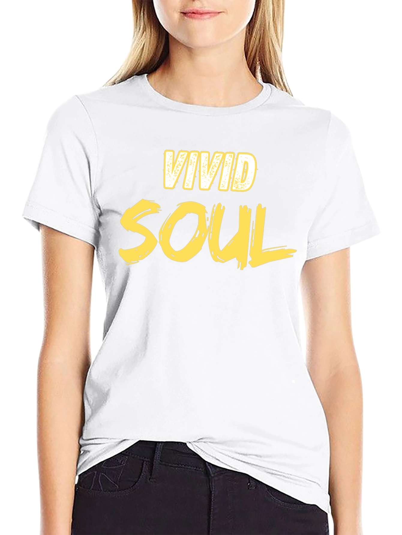 Vivid Soul Black Graphic Tee