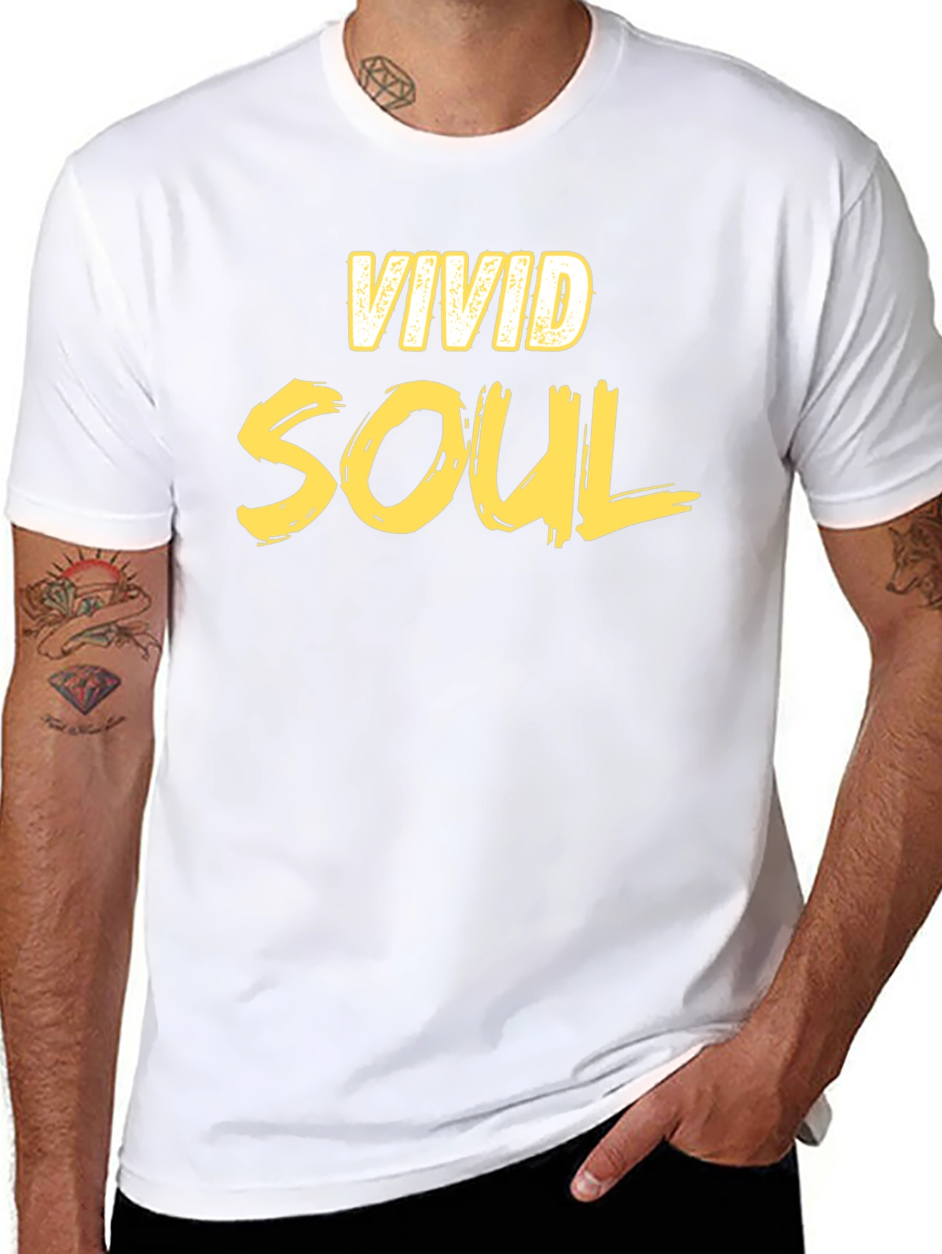 Vivid Soul Black Graphic Tee