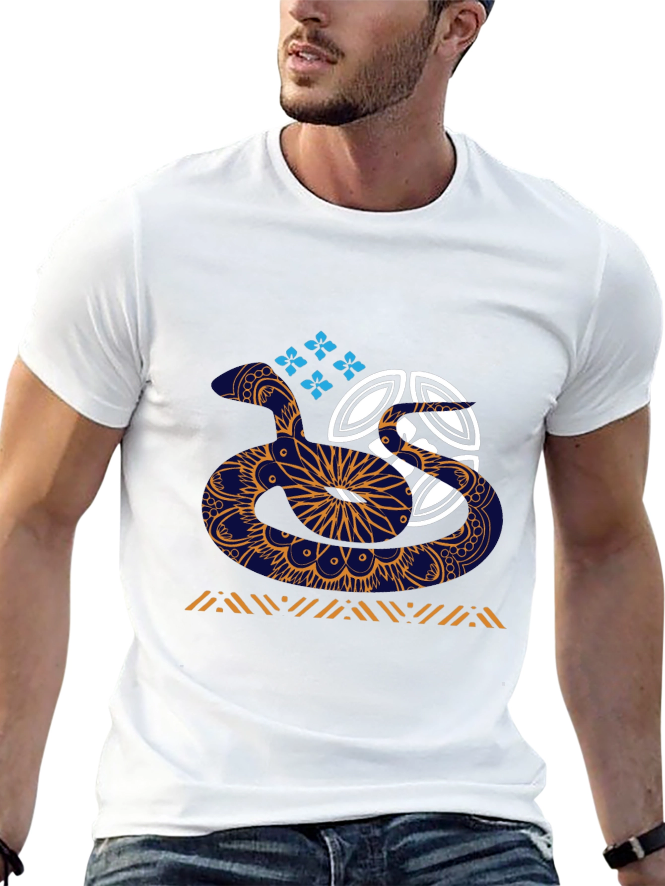 Abstract Snake T-Shirt