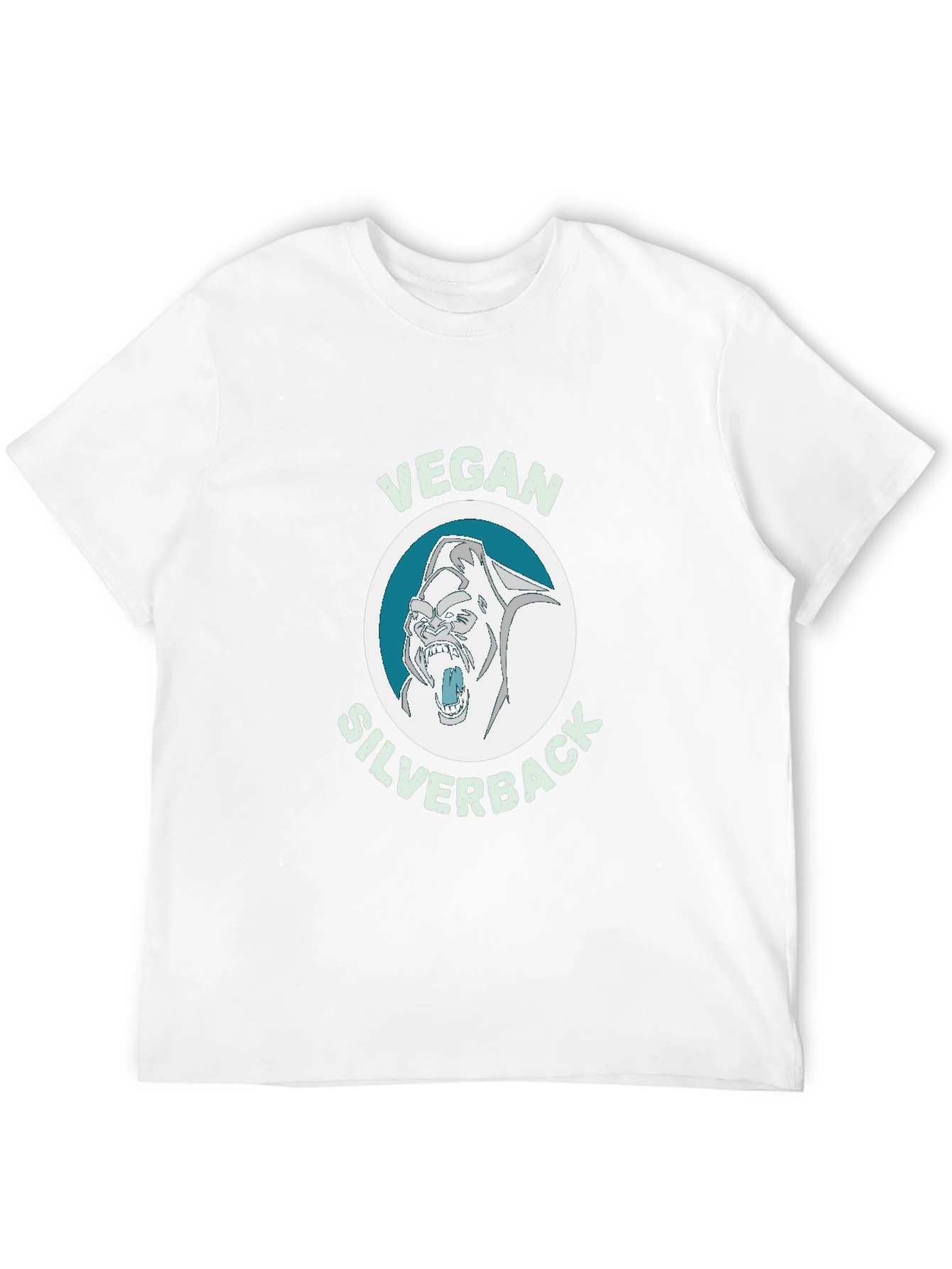 Vegan Silverback T-Shirt - Gorilla Graphic Tee