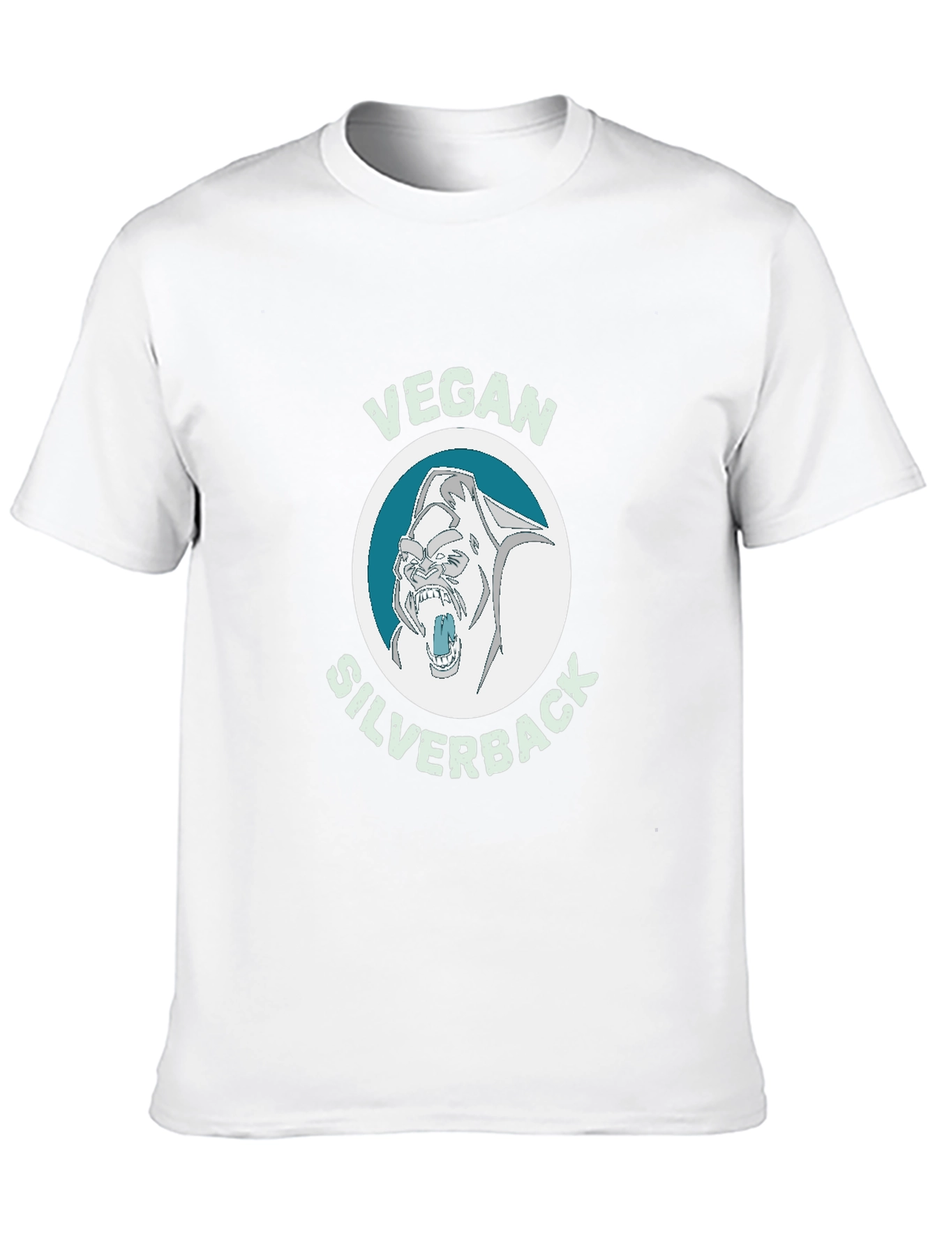 Vegan Silverback T-Shirt - Gorilla Graphic Tee