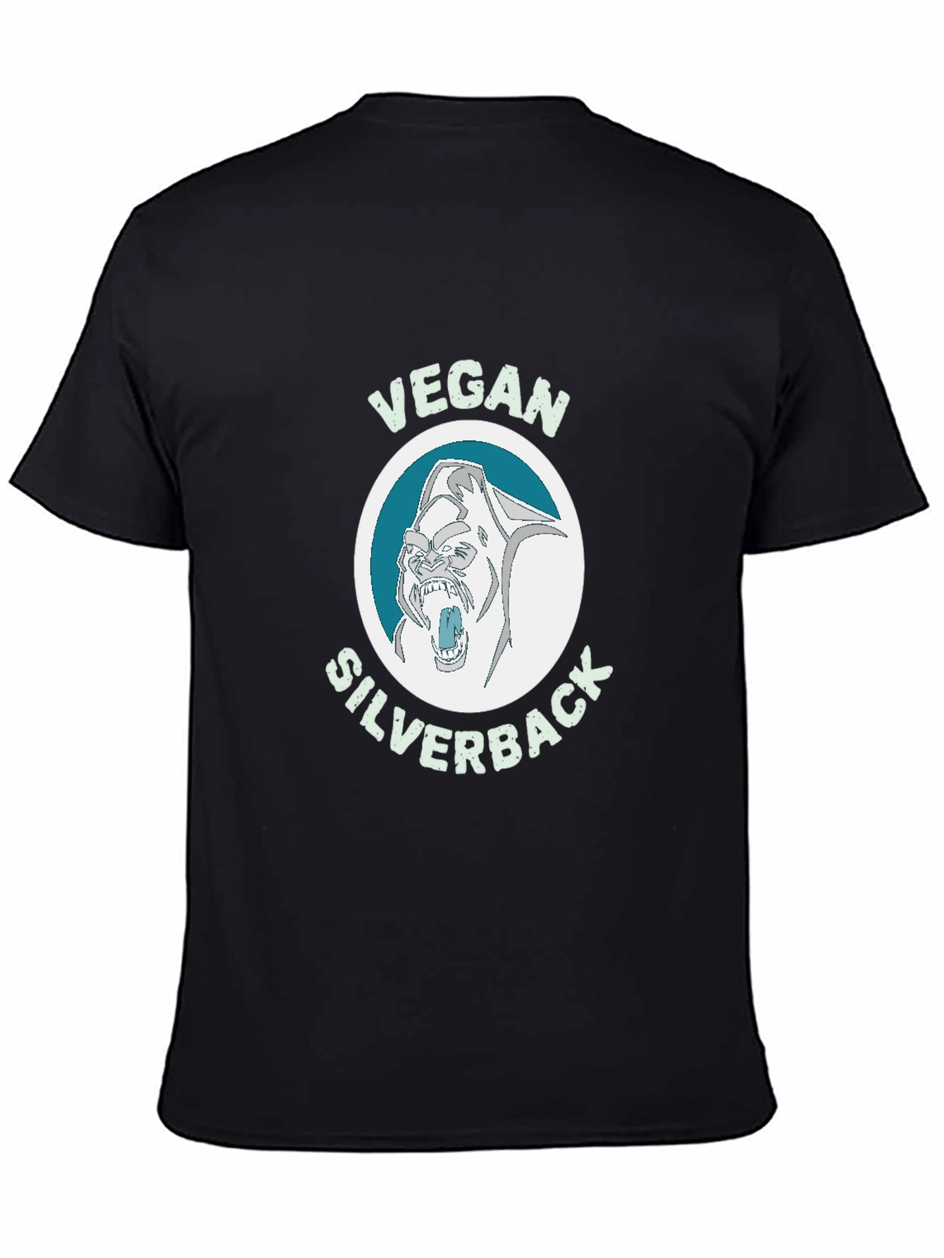 Vegan Silverback T-Shirt - Gorilla Graphic Tee