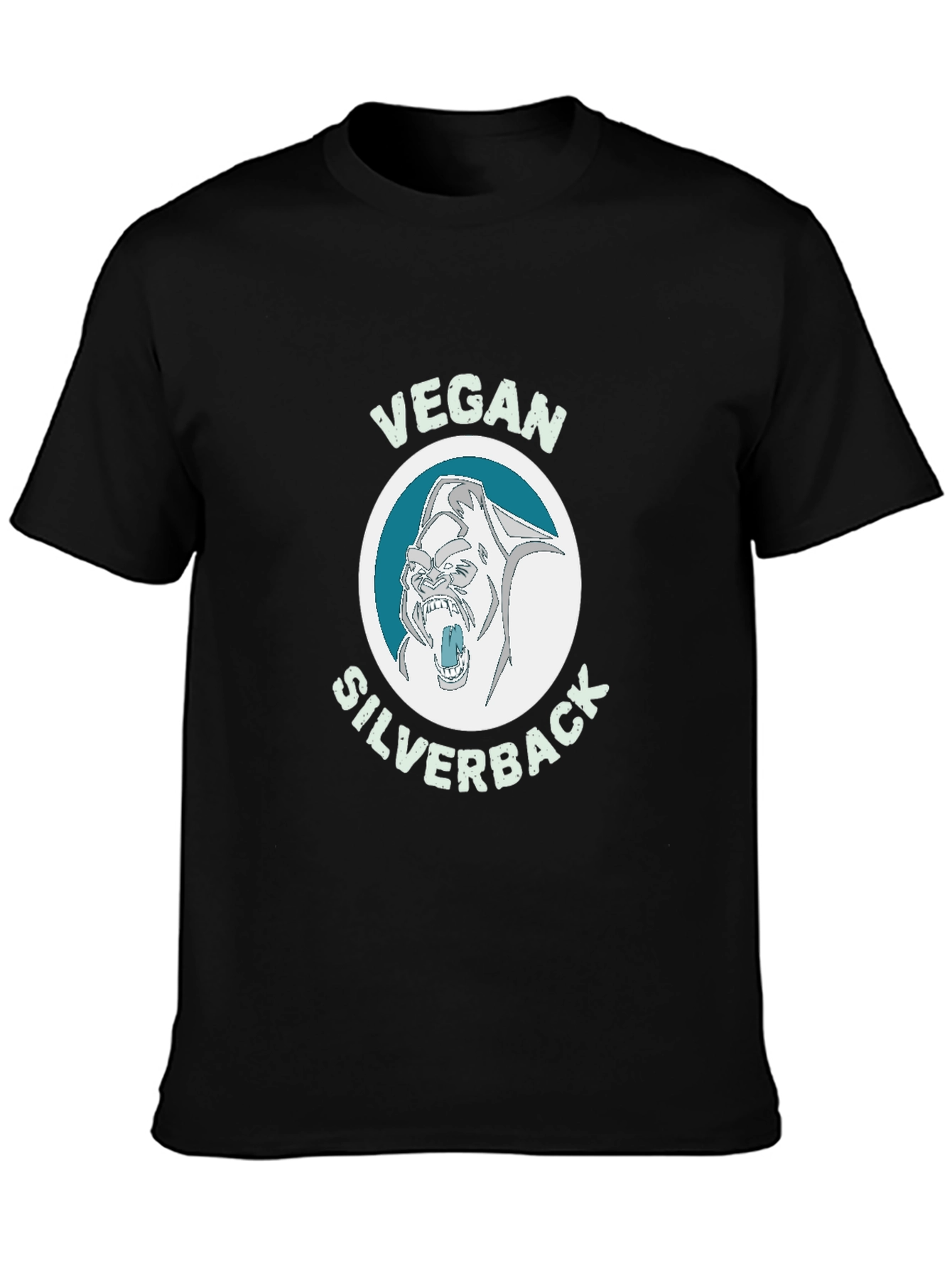 Vegan Silverback T-Shirt - Gorilla Graphic Tee