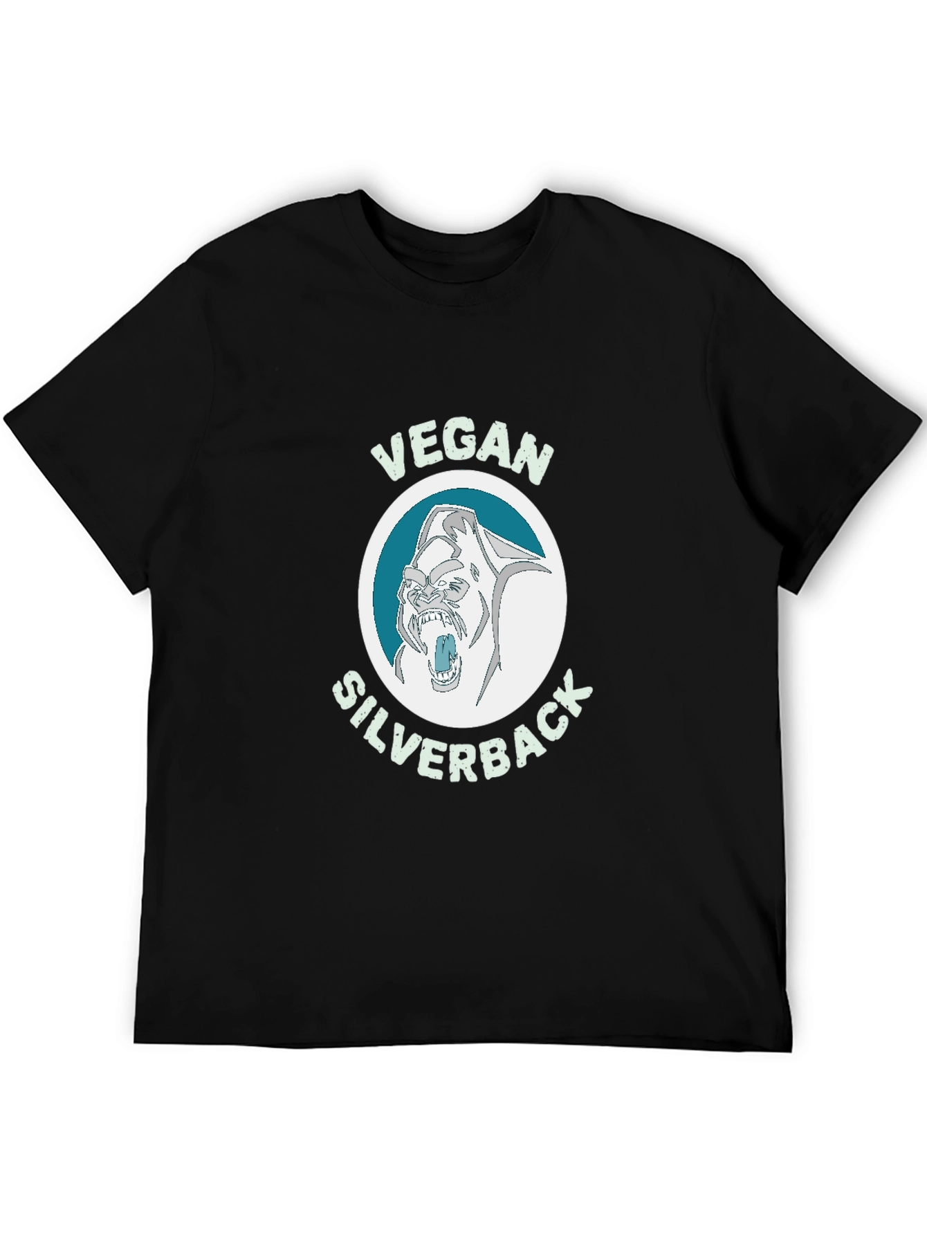 Vegan Silverback T-Shirt - Gorilla Graphic Tee