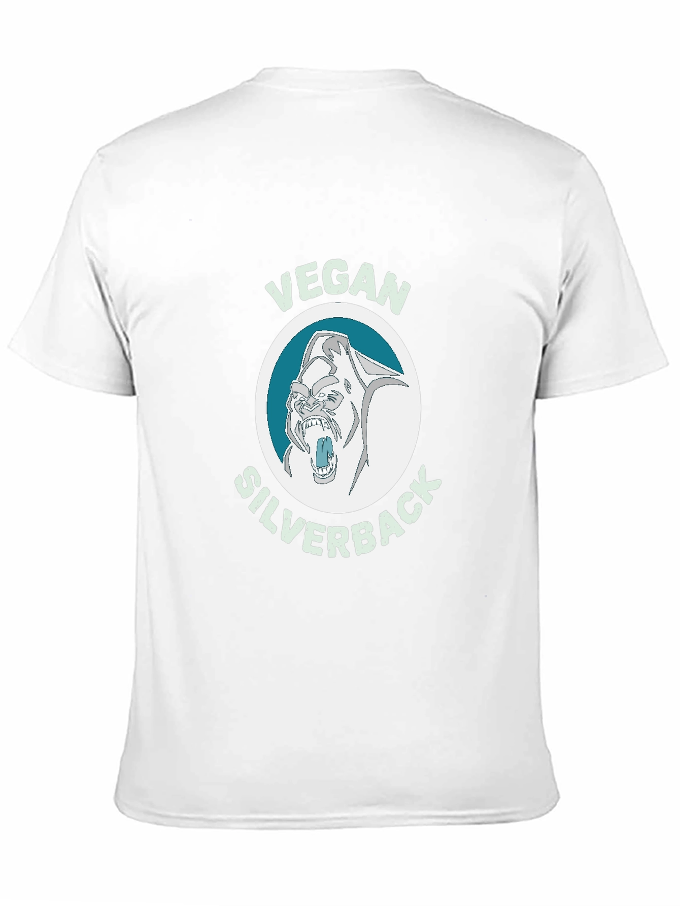 Vegan Silverback T-Shirt - Gorilla Graphic Tee