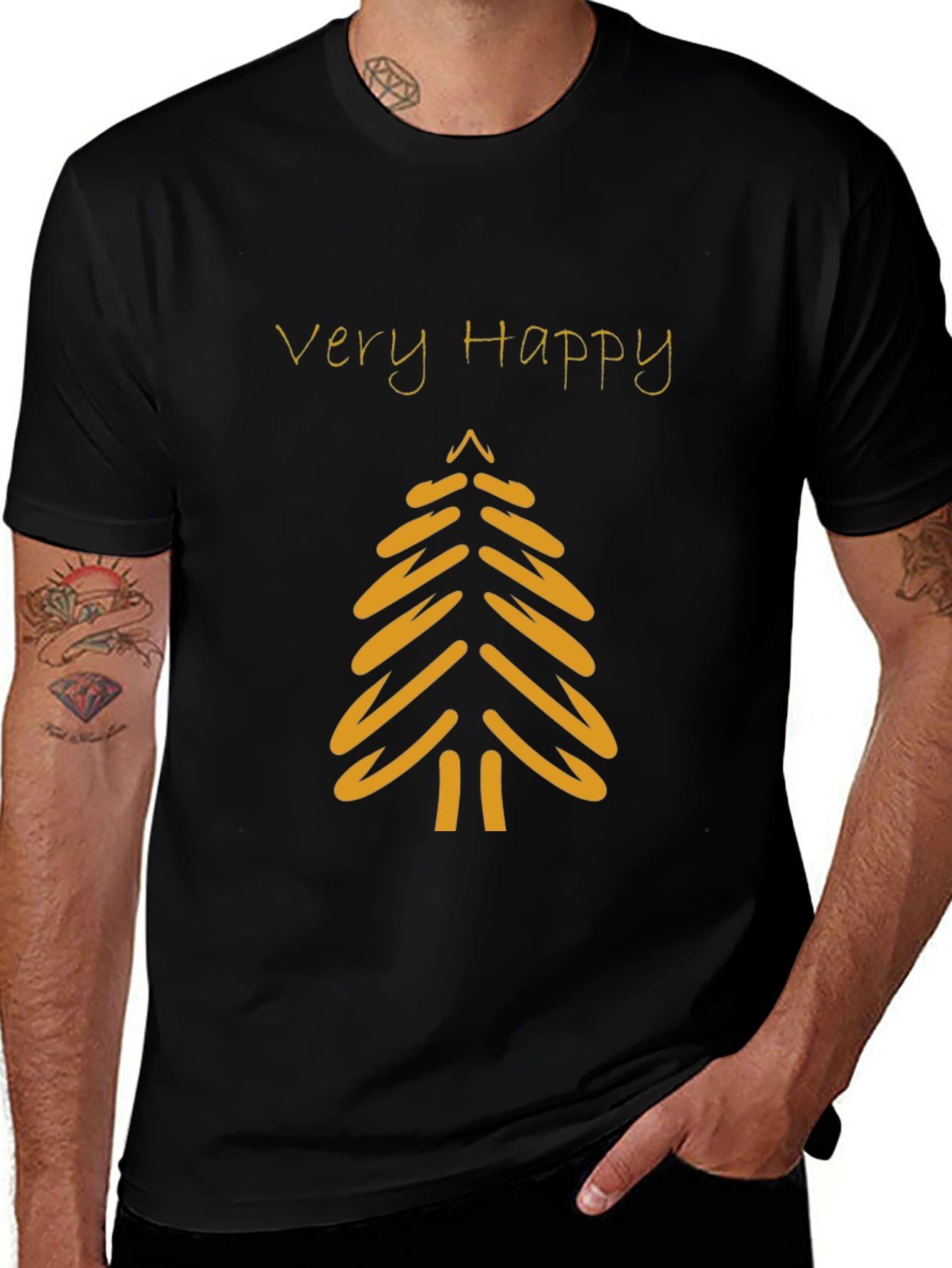 Very Happy Christmas Tree T-Shirt