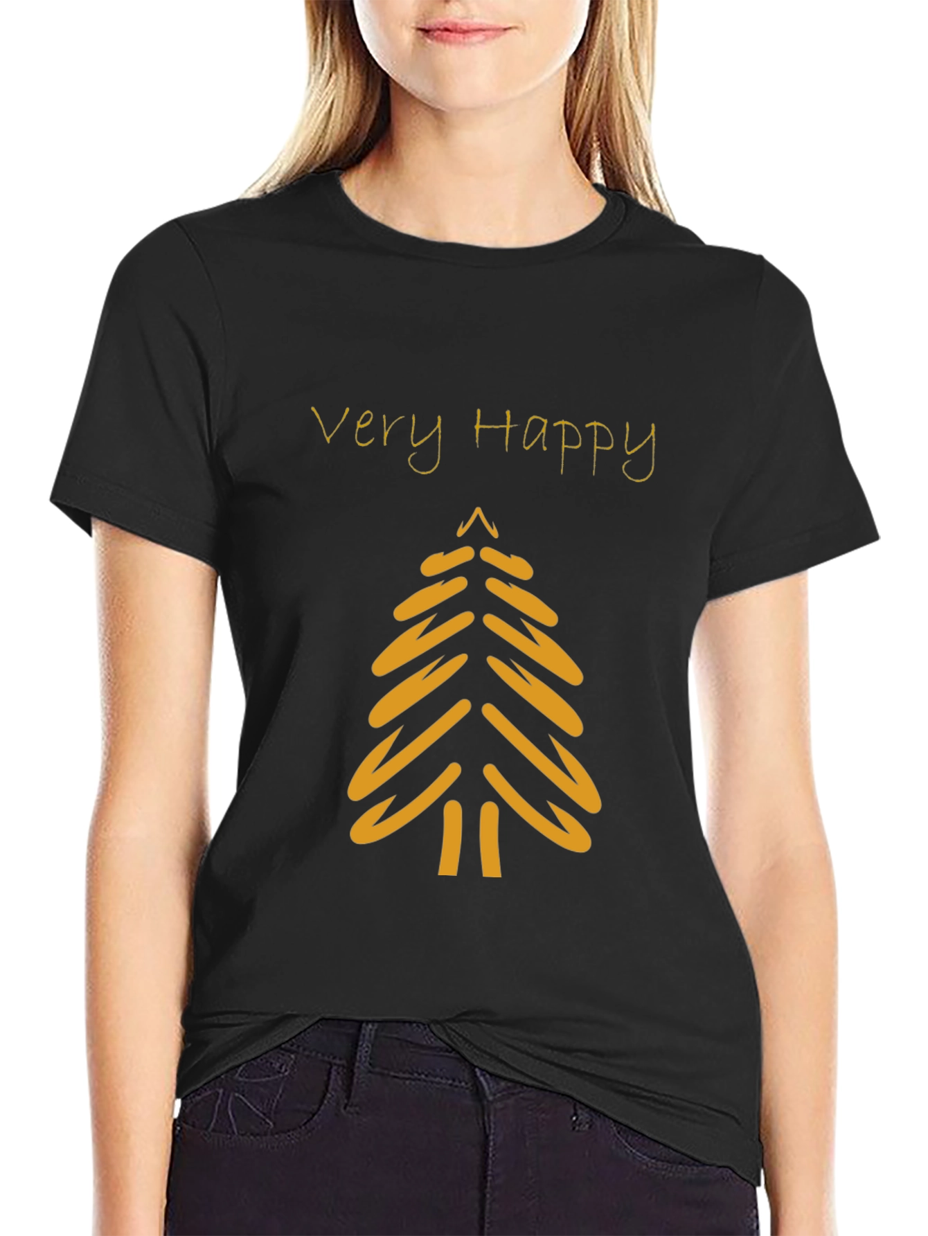 Very Happy Christmas Tree T-Shirt
