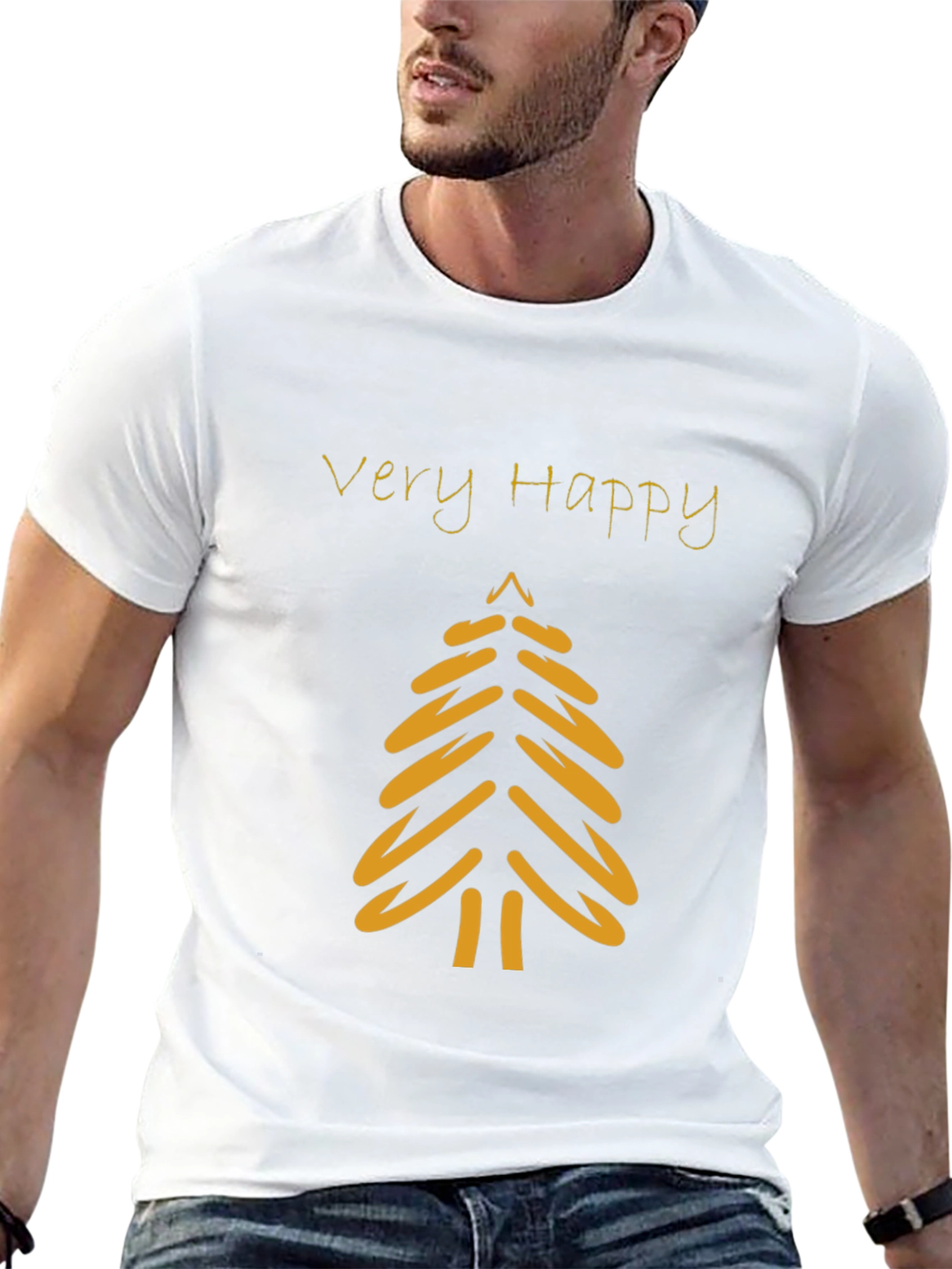 Very Happy Christmas Tree T-Shirt