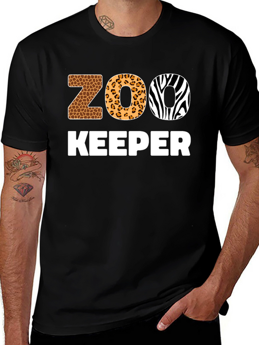 Zoo Keeper Animal Print T-Shirt