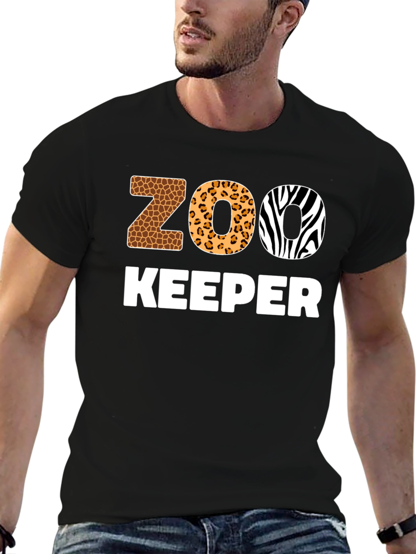 Zoo Keeper Animal Print T-Shirt