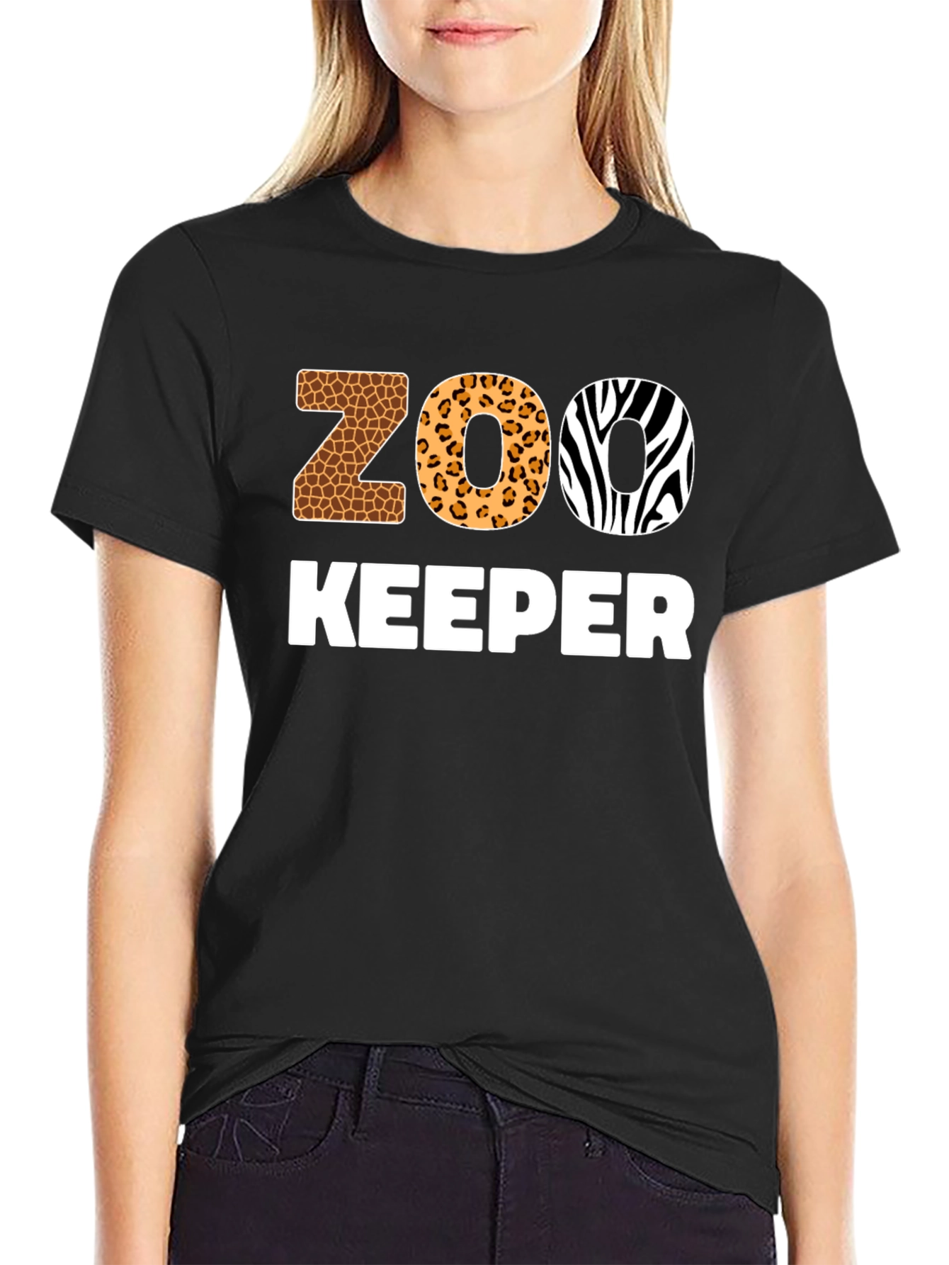 Zoo Keeper Animal Print T-Shirt