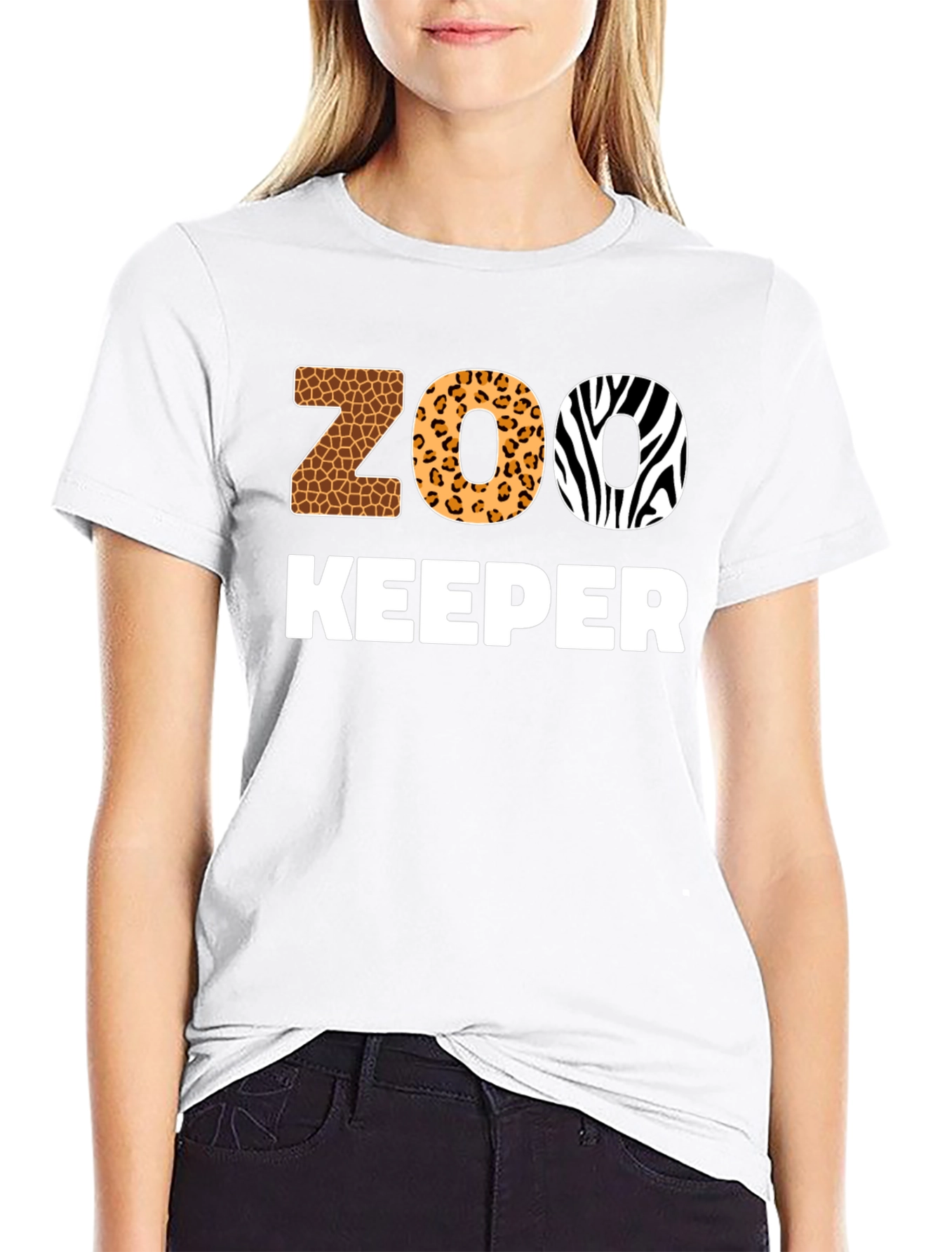 Zoo Keeper Animal Print T-Shirt