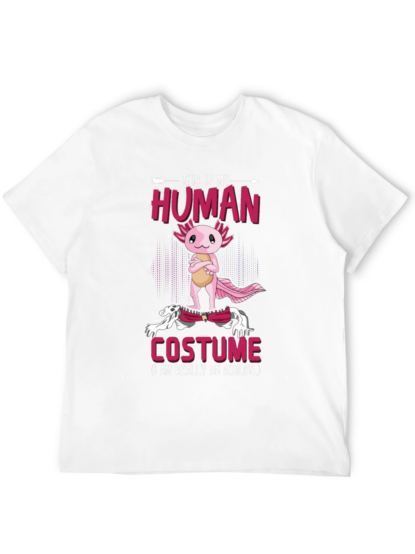 Axolotl Human Costume T-Shirt