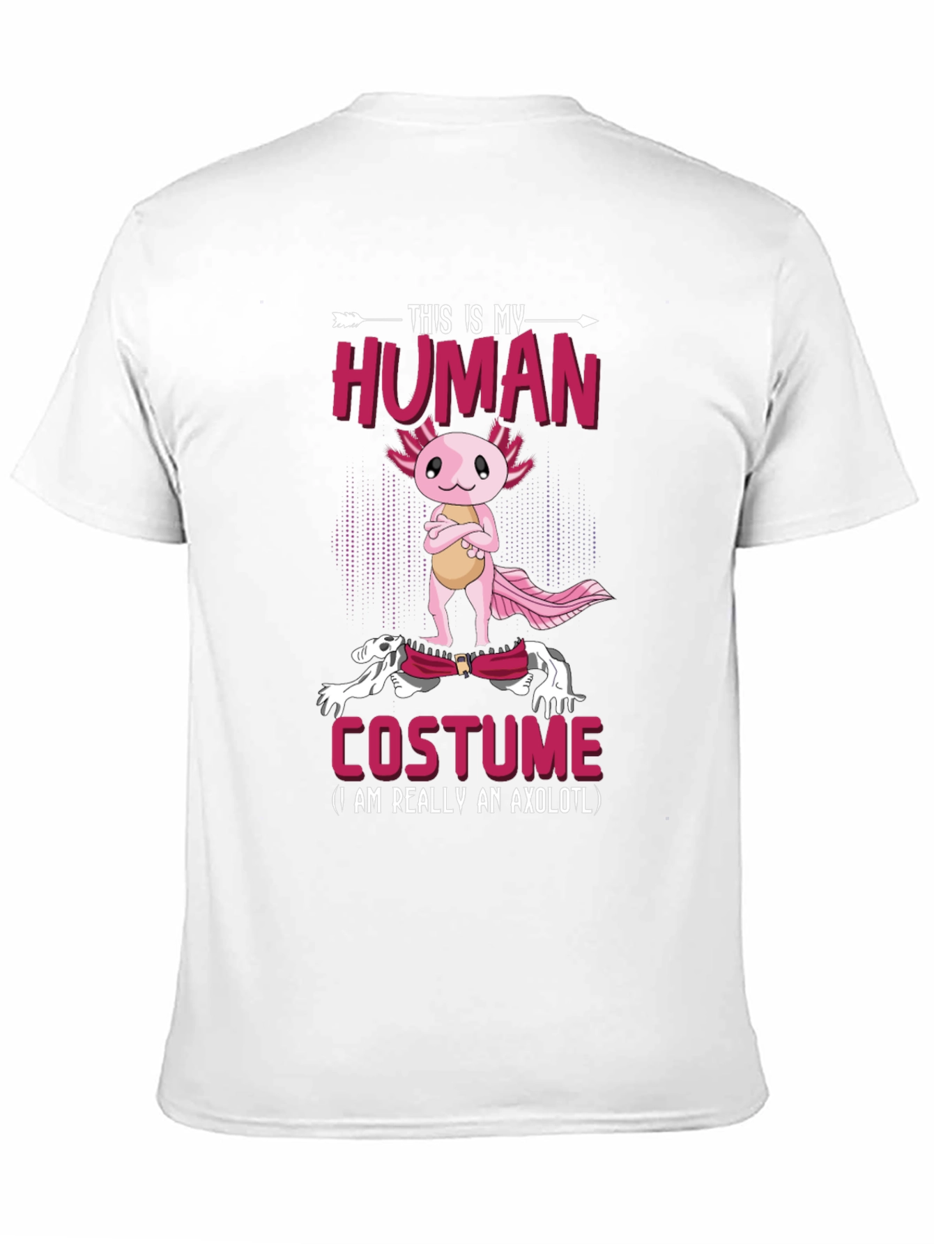 Axolotl Human Costume T-Shirt