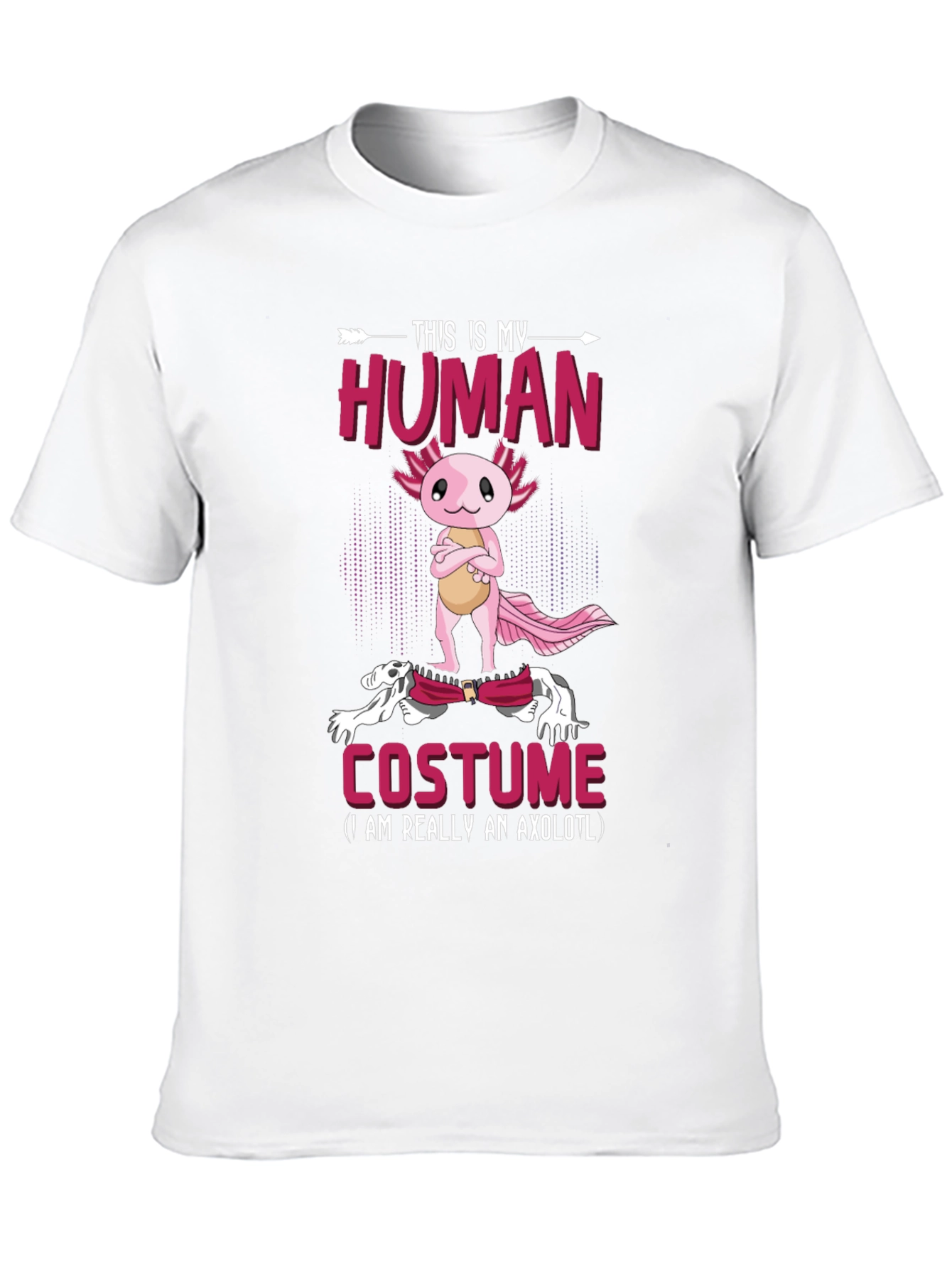 Axolotl Human Costume T-Shirt