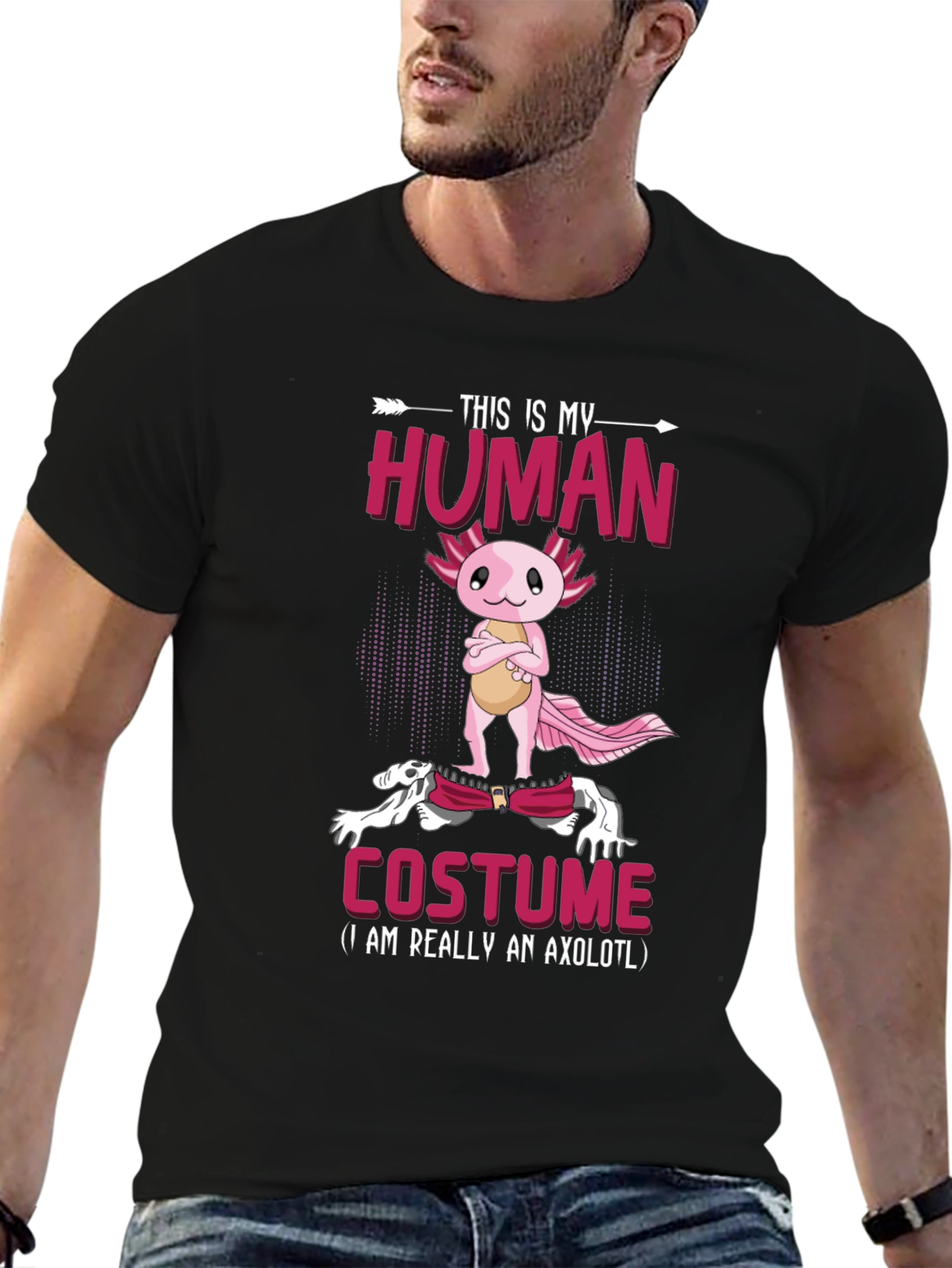 Axolotl Human Costume T-Shirt