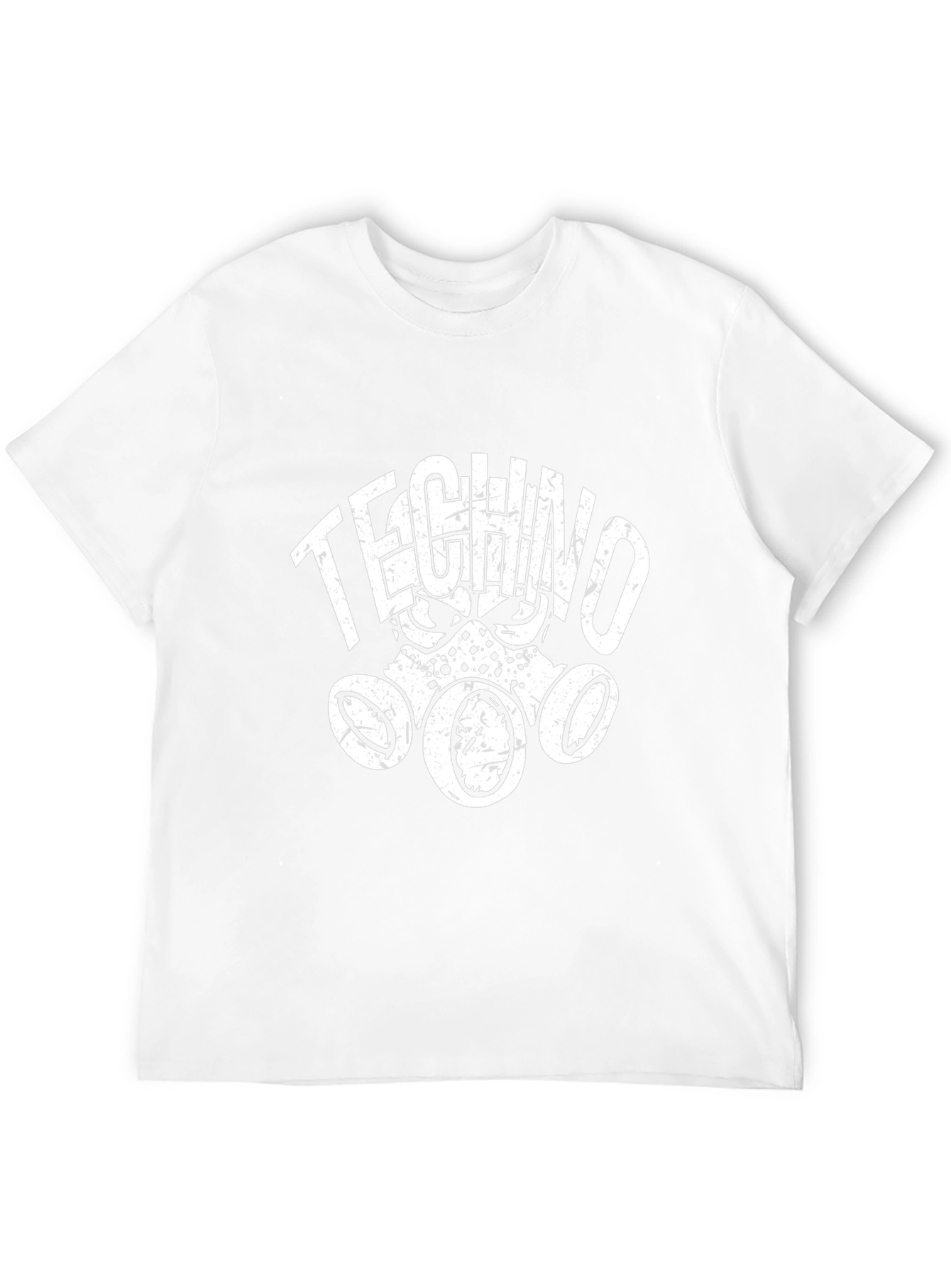 Techno Mask Graphic T-Shirt - Dark Style