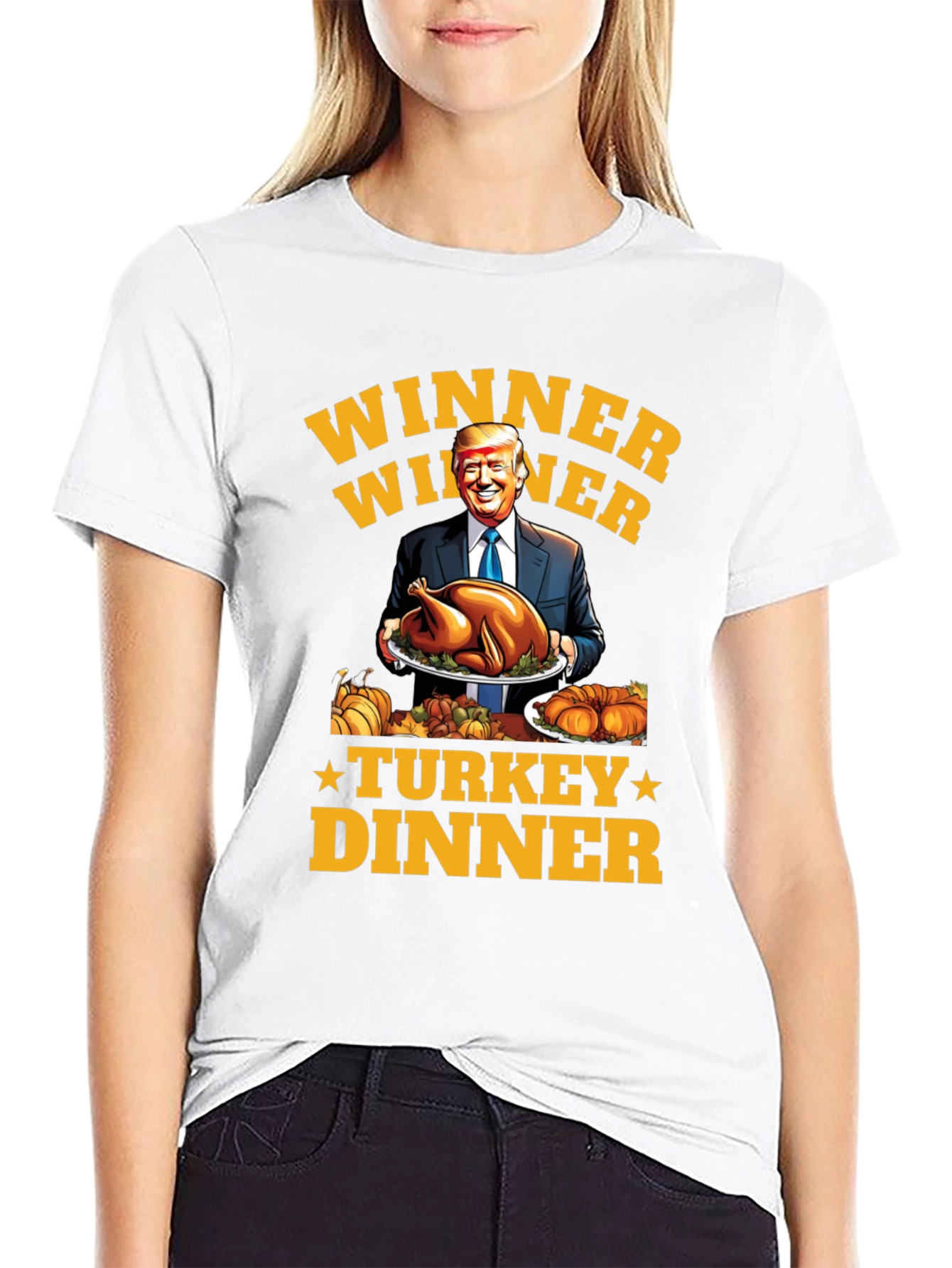 Winner Winner Turkey Dinner Trump T-Shirt