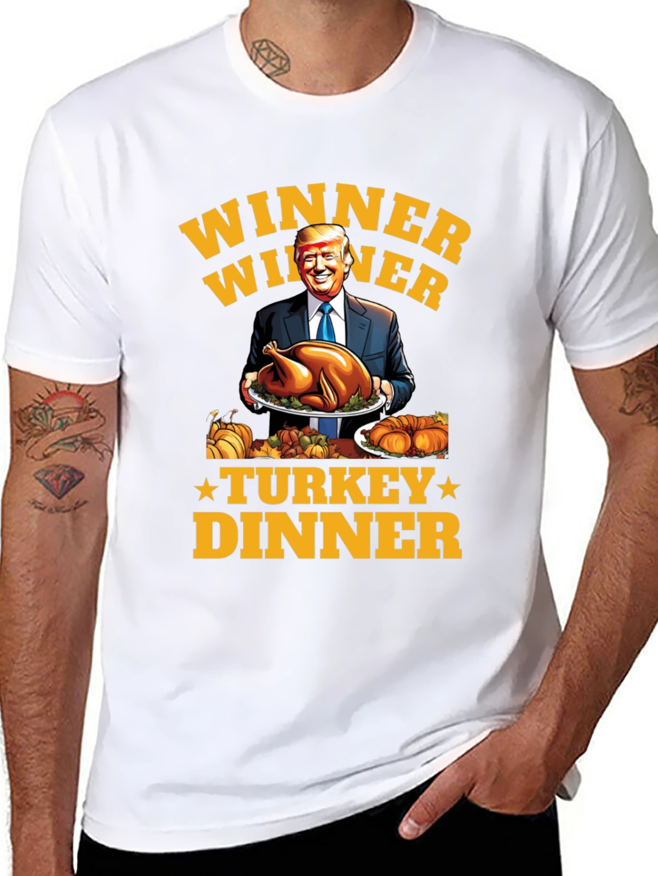 Winner Winner Turkey Dinner Trump T-Shirt