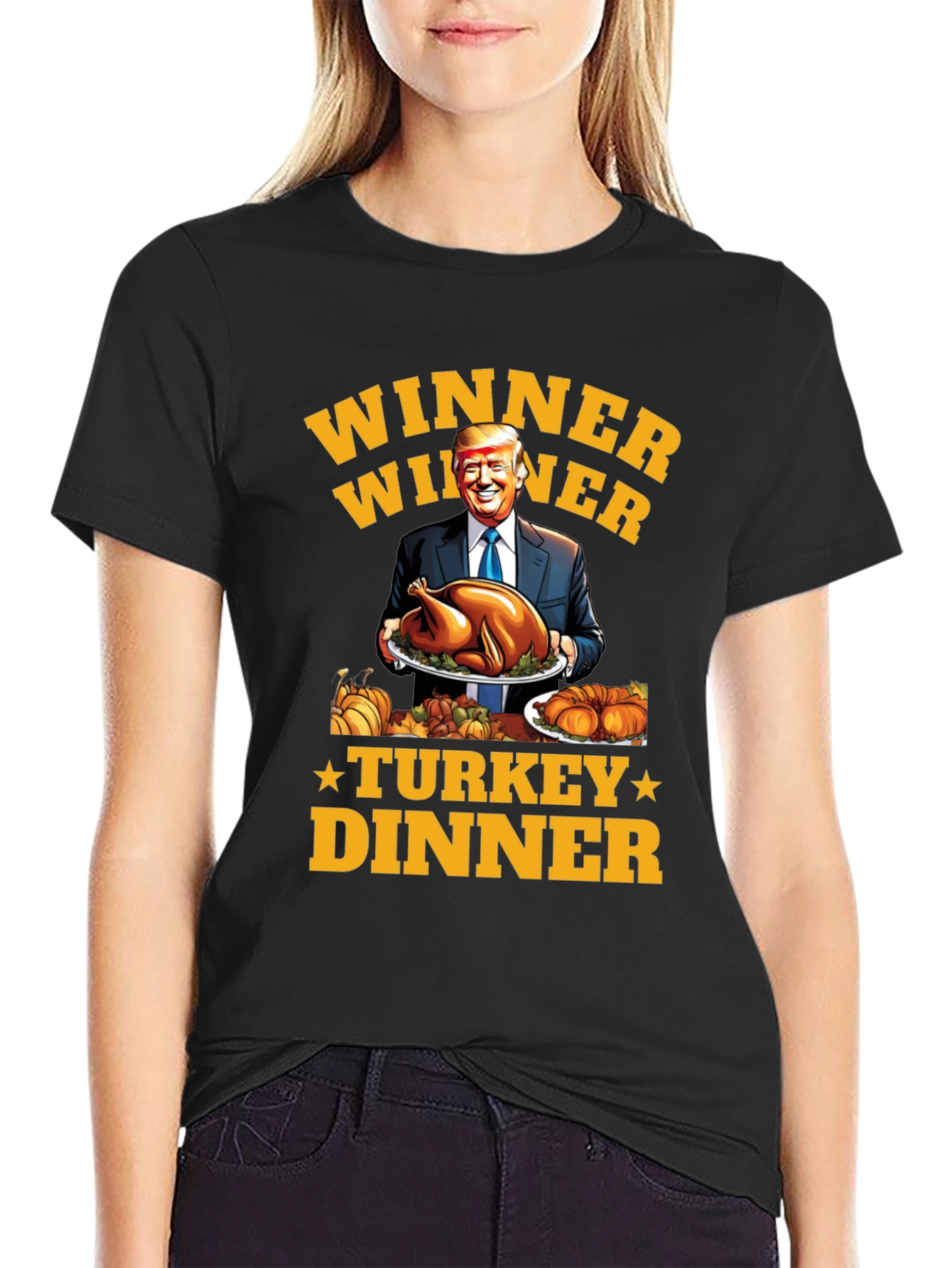 Winner Winner Turkey Dinner Trump T-Shirt
