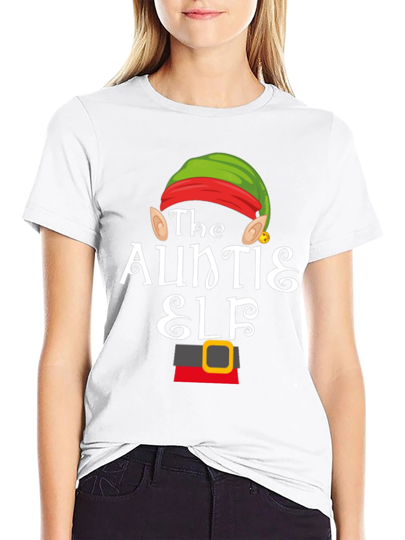The Auntie Elf Christmas T-Shirt