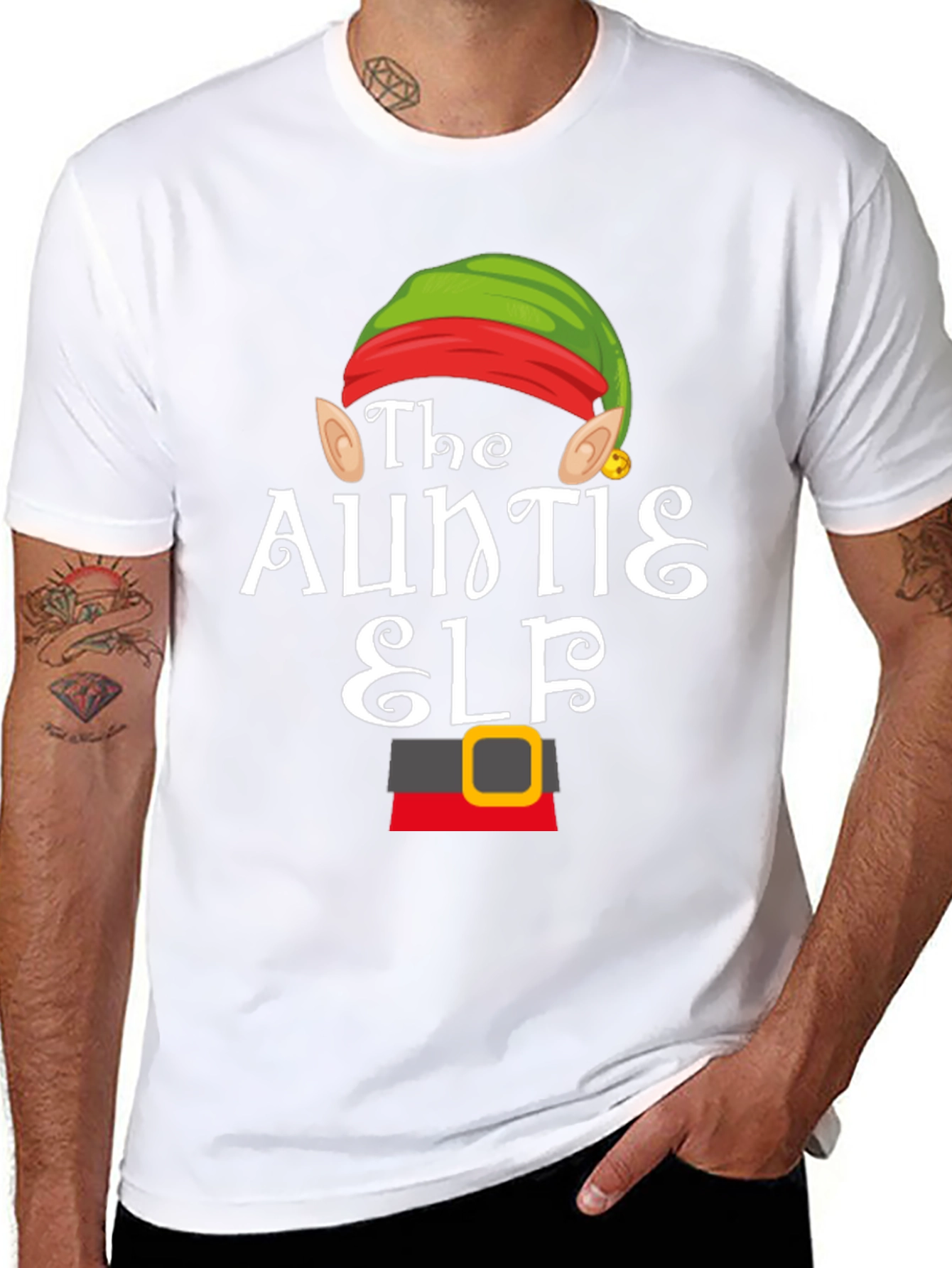 The Auntie Elf Christmas T-Shirt