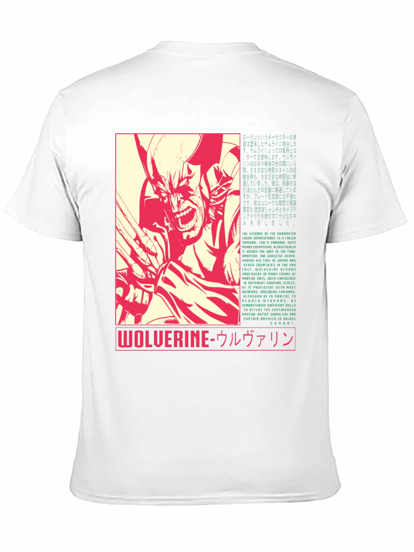Wolverine Graphic Tee - Retro Japanese Style