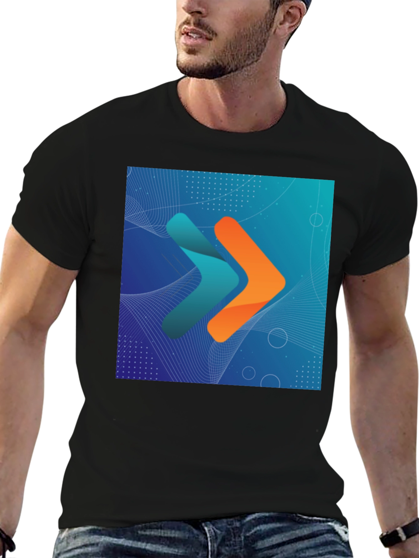 Stylish Arrows Graphic Tee - Modern Design