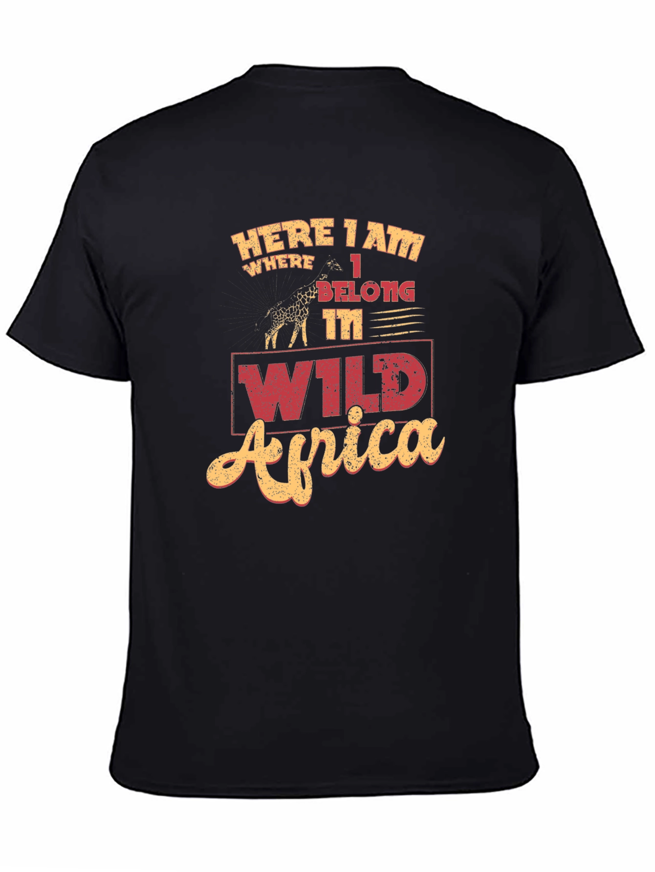Wild Africa Mens Graphic Tee