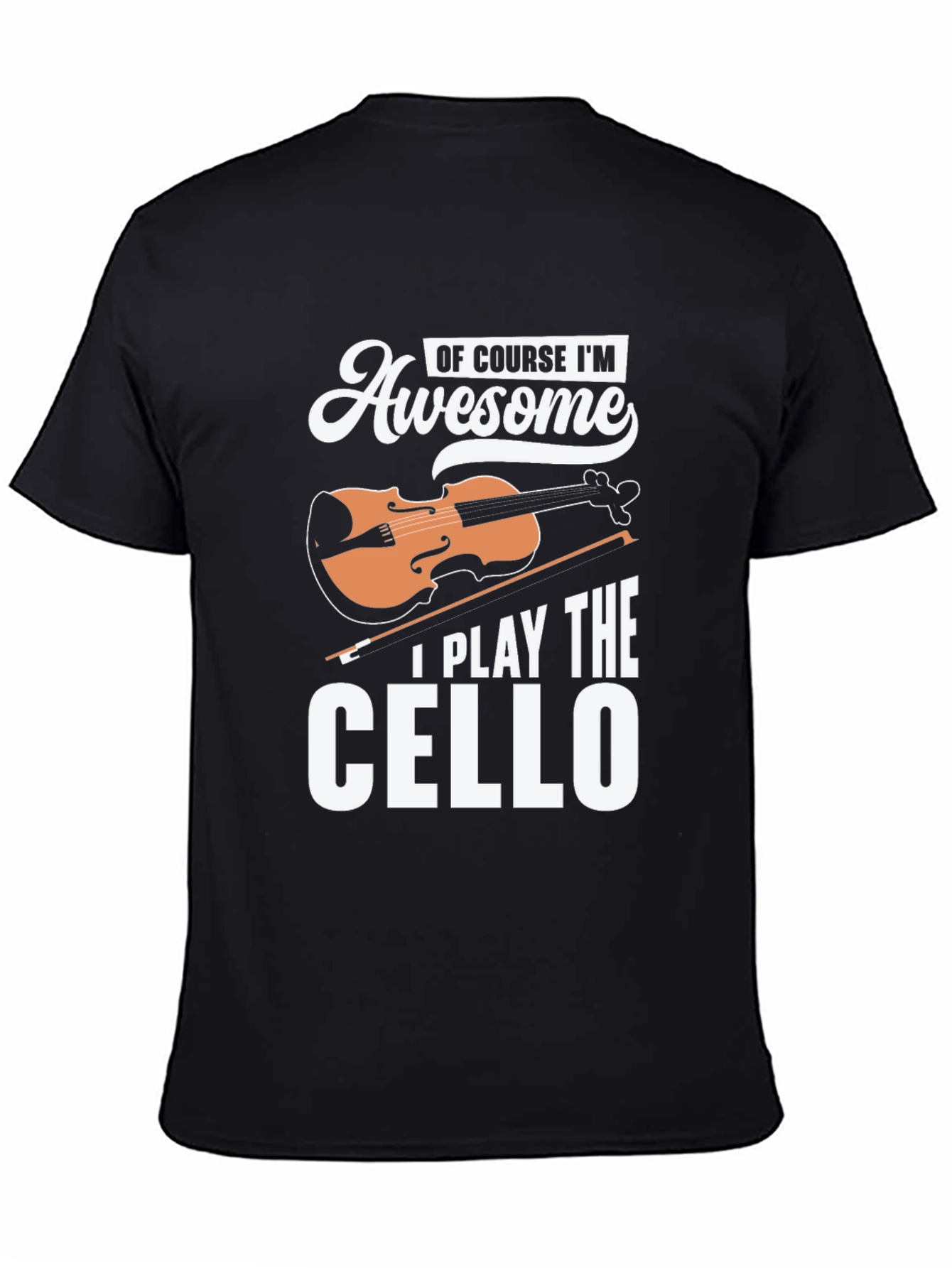Awesome Cello Player Graphic T-Shirt