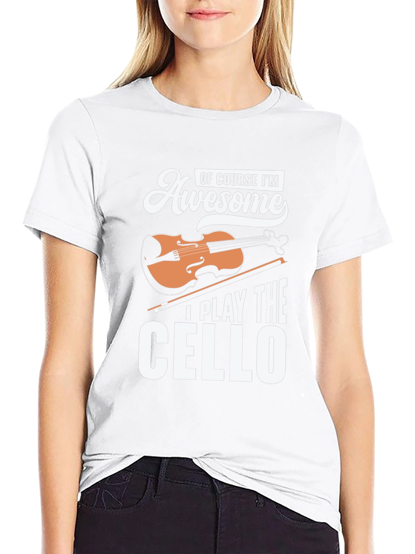 Awesome Cello Player Graphic T-Shirt