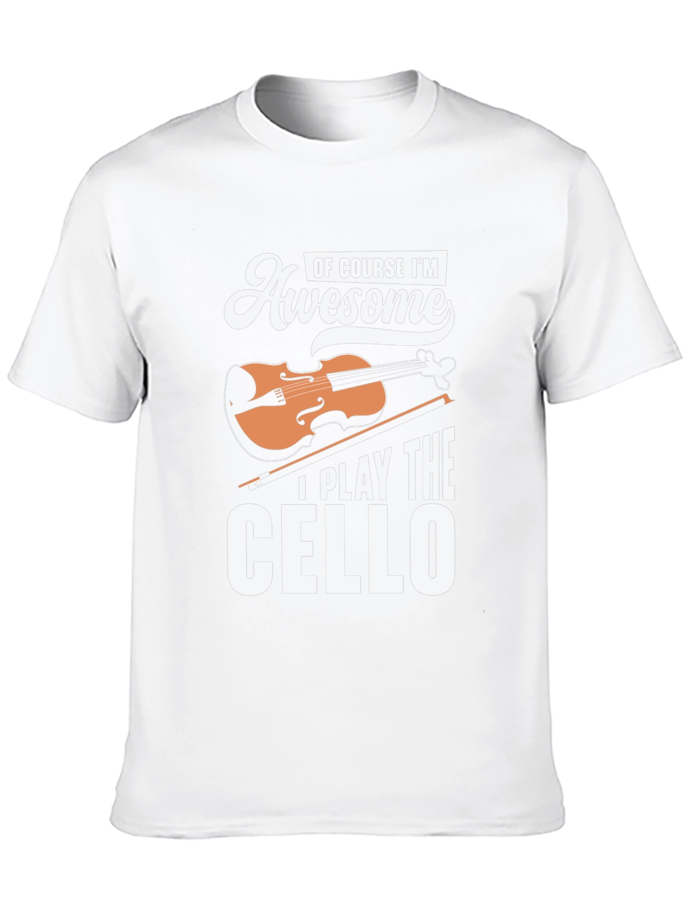 Awesome Cello Player Graphic T-Shirt
