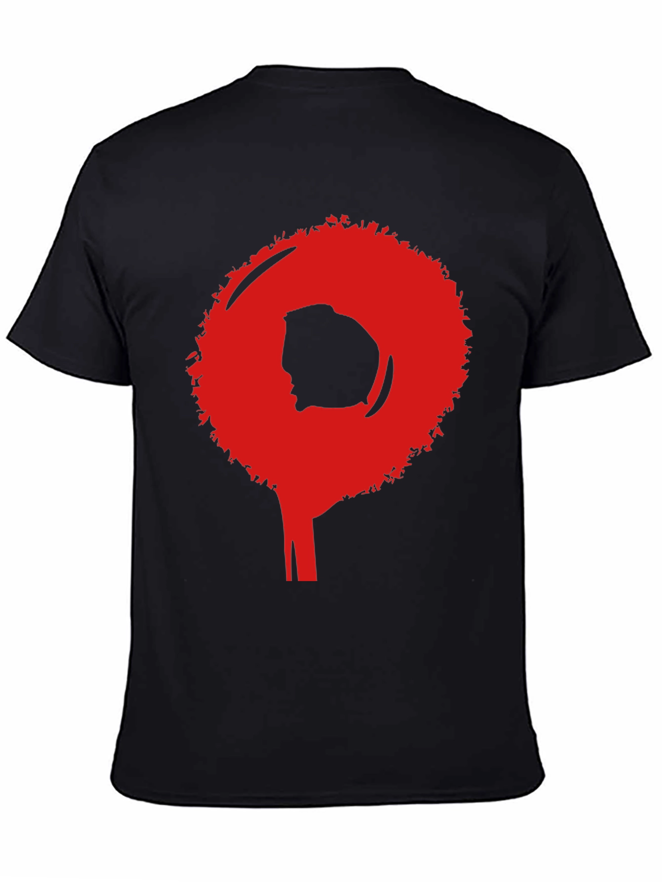 Afro Silhouette Graphic Tee - Bold Statement Shirt