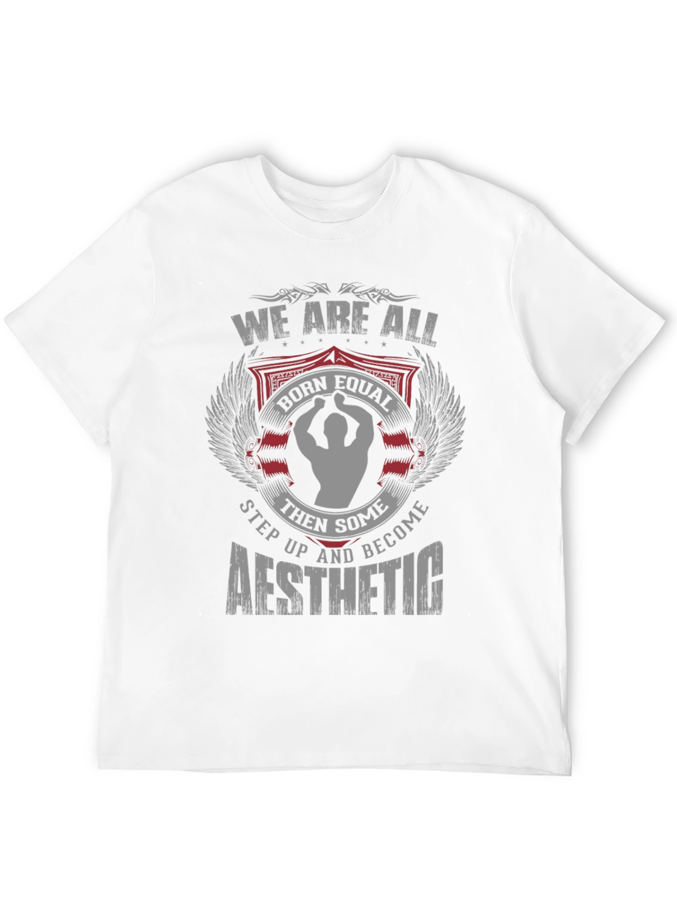 We are all born equal aesthetic black T-shirt