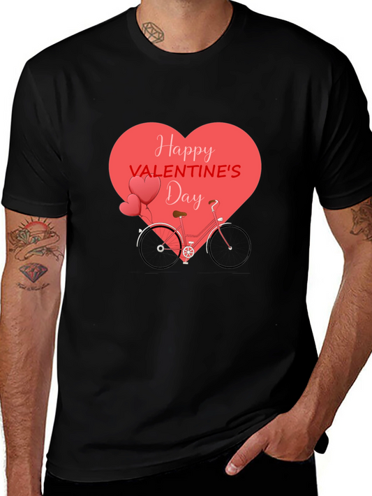 Valentines Day Bicycle Heart T-Shirt