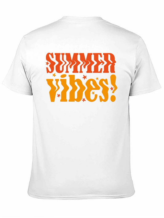Summer Vibes Graphic Tee - Mens Black T-Shirt