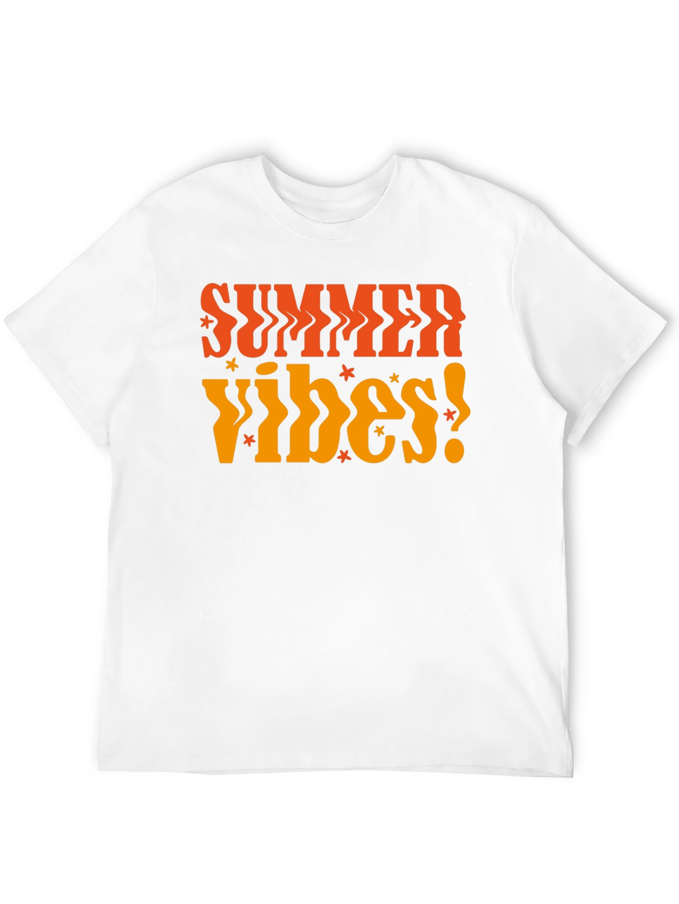 Summer Vibes Graphic Tee - Mens Black T-Shirt